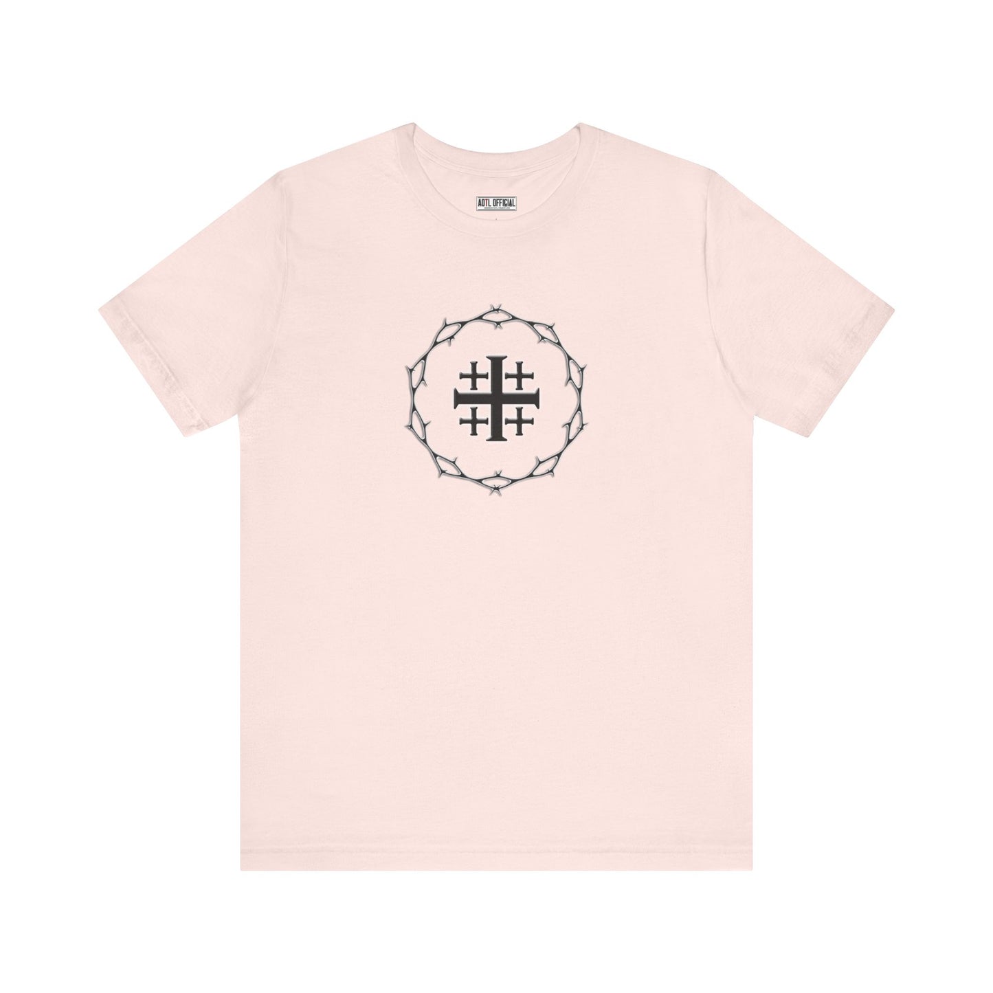 Circle of Thorns & Jerusalem Cross Unisex Short Sleeve Tee