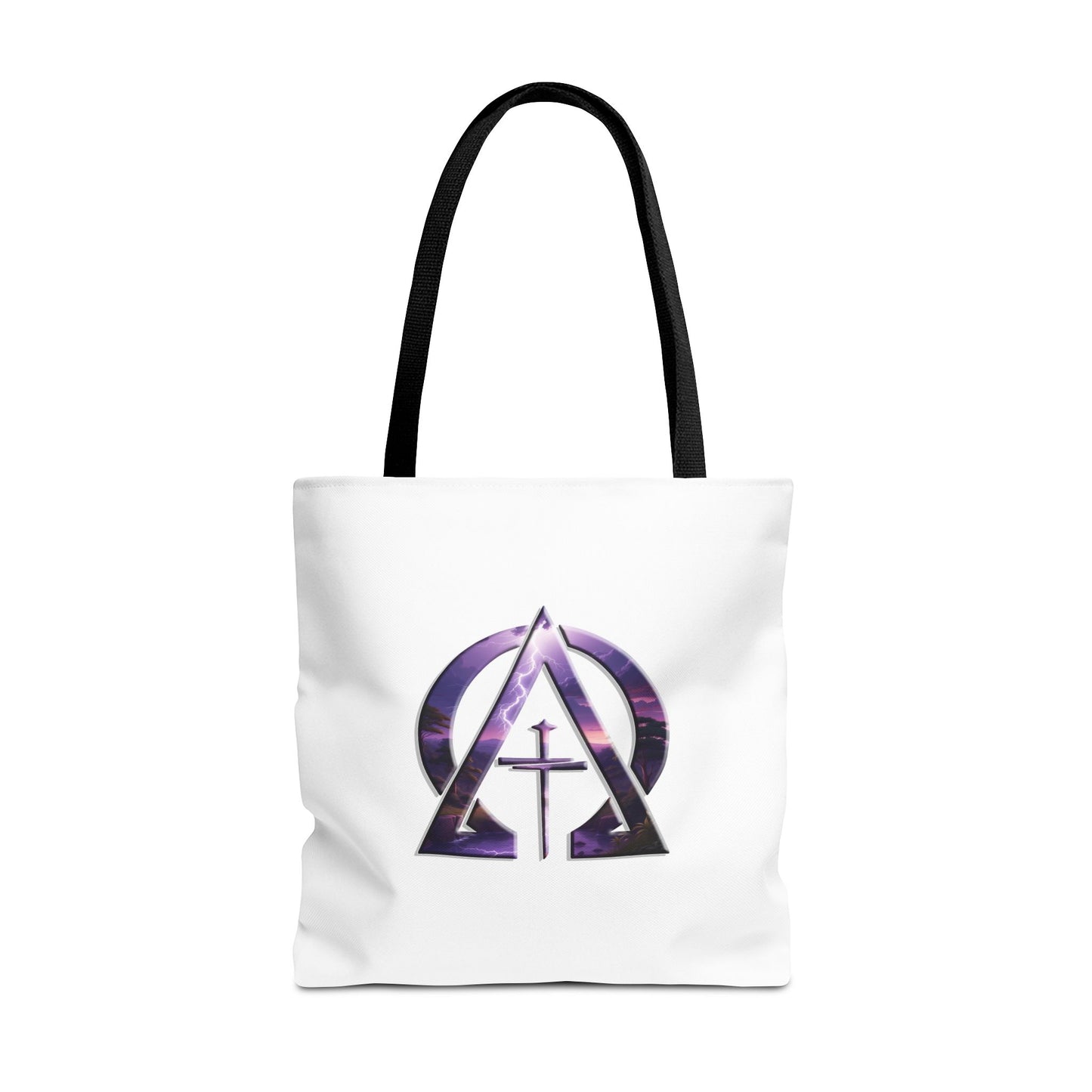 Divine Reign Amidst Nature Alpha & Omega Christian Tote Bag