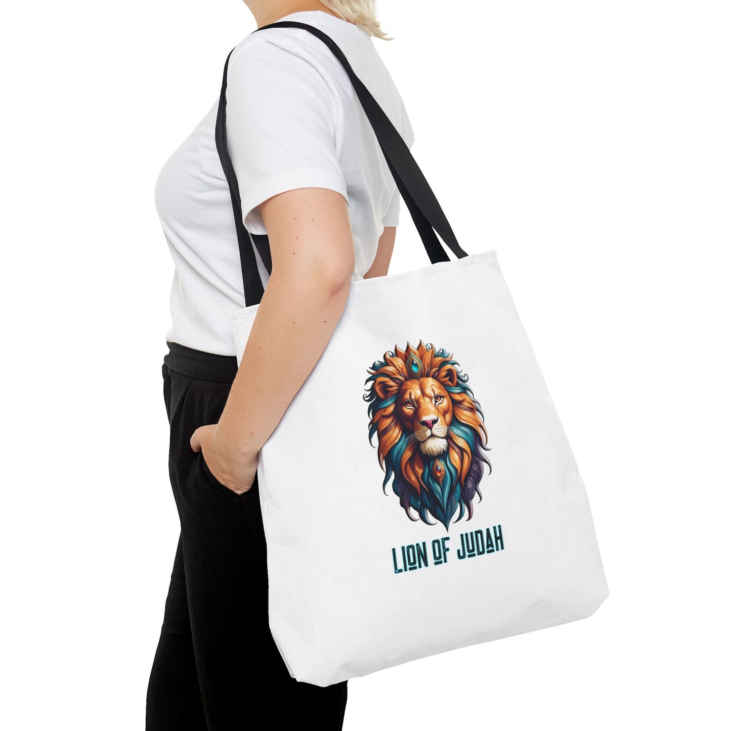 Majestic Savior Lion Of Judah Christian Tote bag