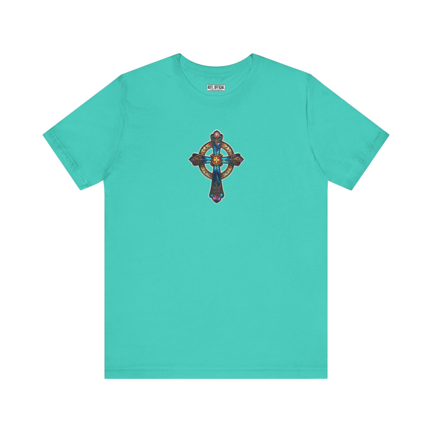 Radiant Cross Christian Unisex Short Sleeve Tee