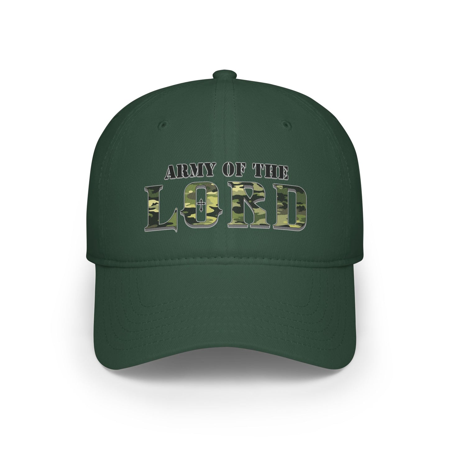 Green Camouflage Army Of The Lord Christian Baseball Cap