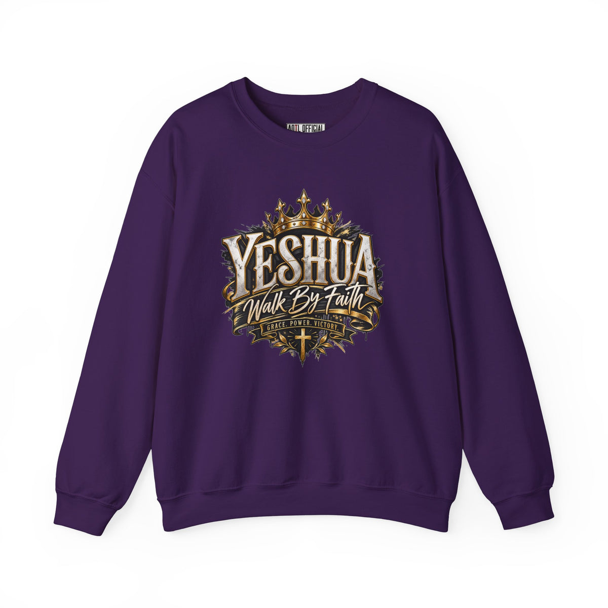 Yeshua – Walk By Faith Christian Sweatshirt