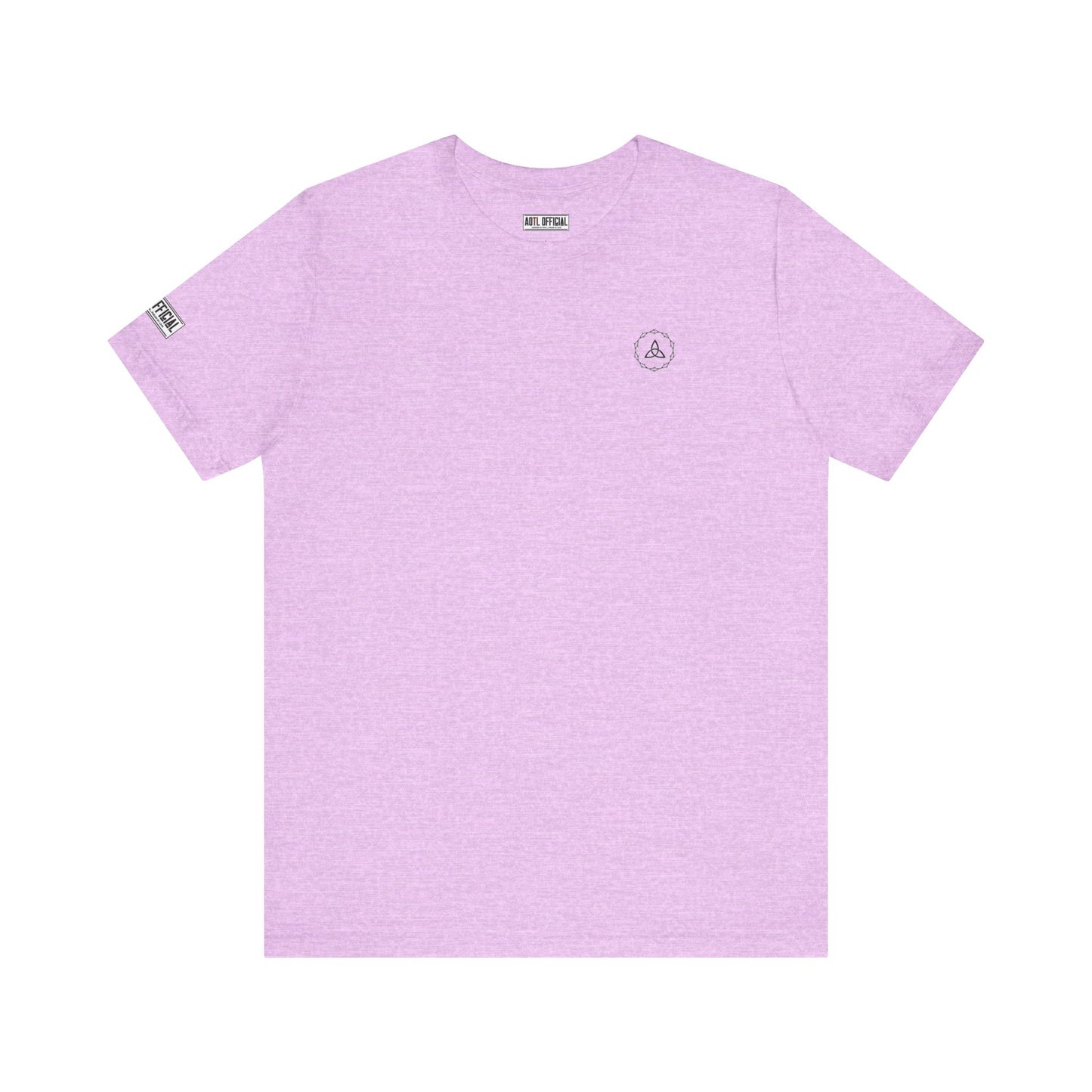 Holy Trinity Micro Emblem Unisex Christian T-shirt