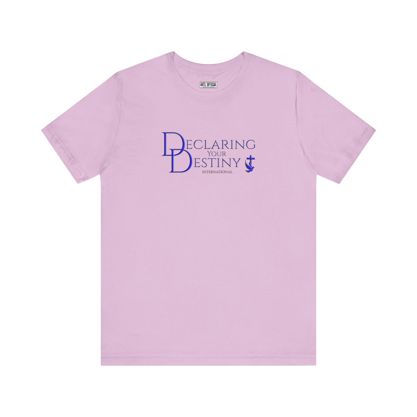 Declaring Your Destiny Blue & Gold logo/Philippians 4:13