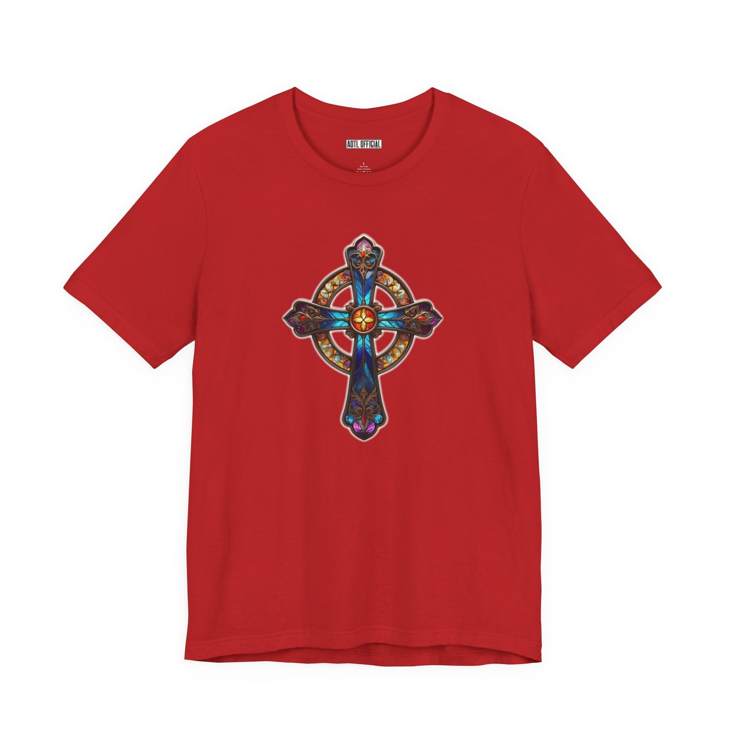 Radiant Cross Christian Unisex Short Sleeve Tee