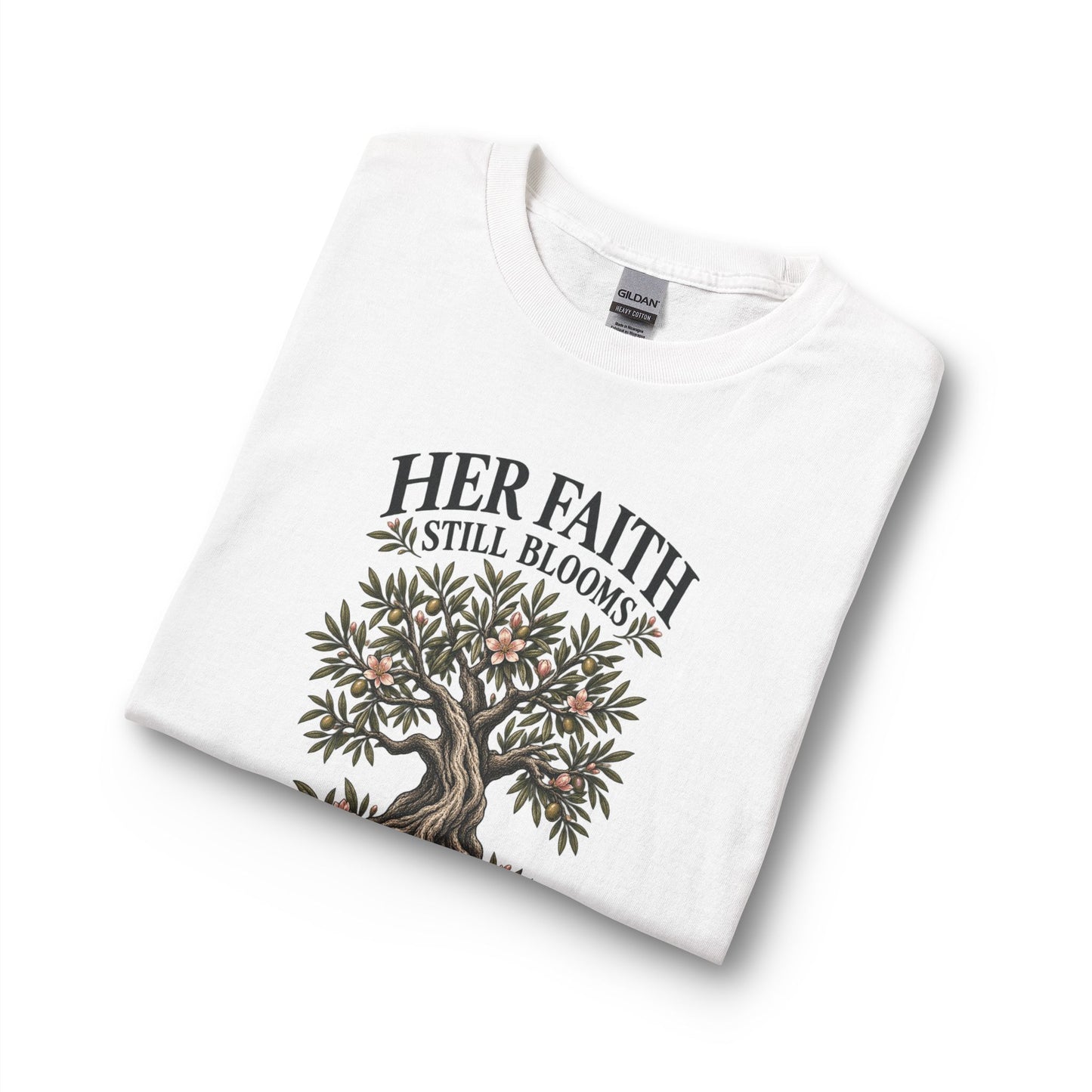 Her Faith Still Blooms Christian Long Sleeve Shirt