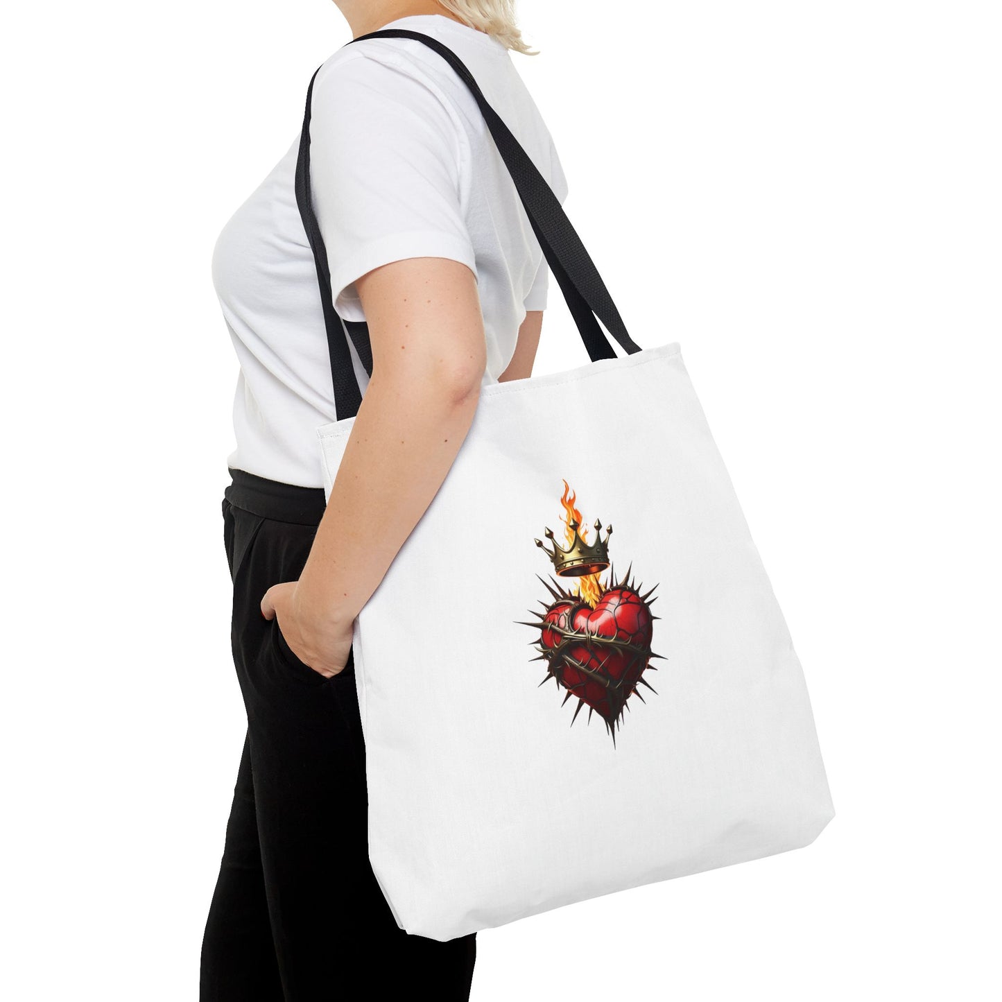 Sacred Heart Christian Tote Bag