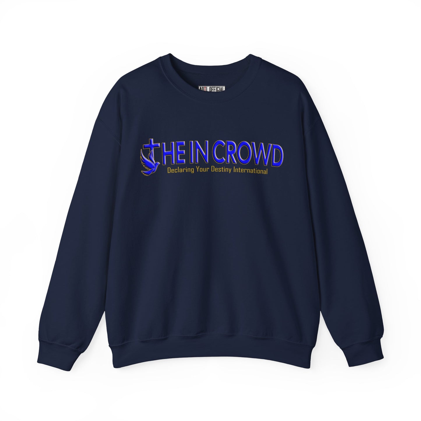 The In Crowd Blue & Gold logo Unisex Heavy Blend™ Crewneck Sweatshirt