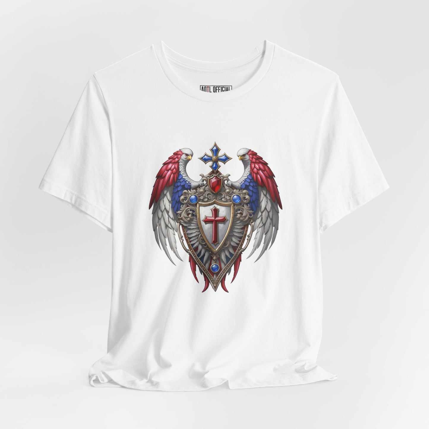 Winged Guardians of Faith Unisex Short Sleeve Tee