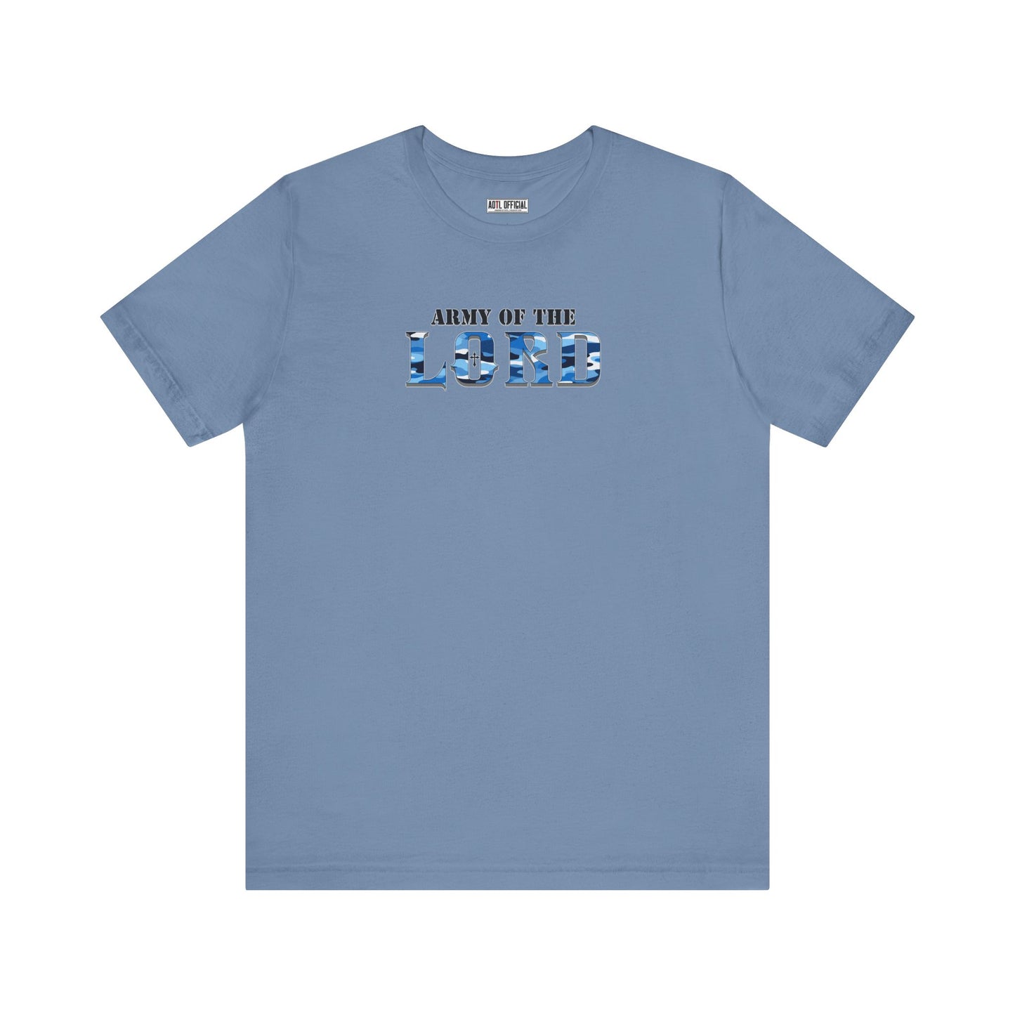 Blue Army Of The Lord Unisex Short Sleeve Tee