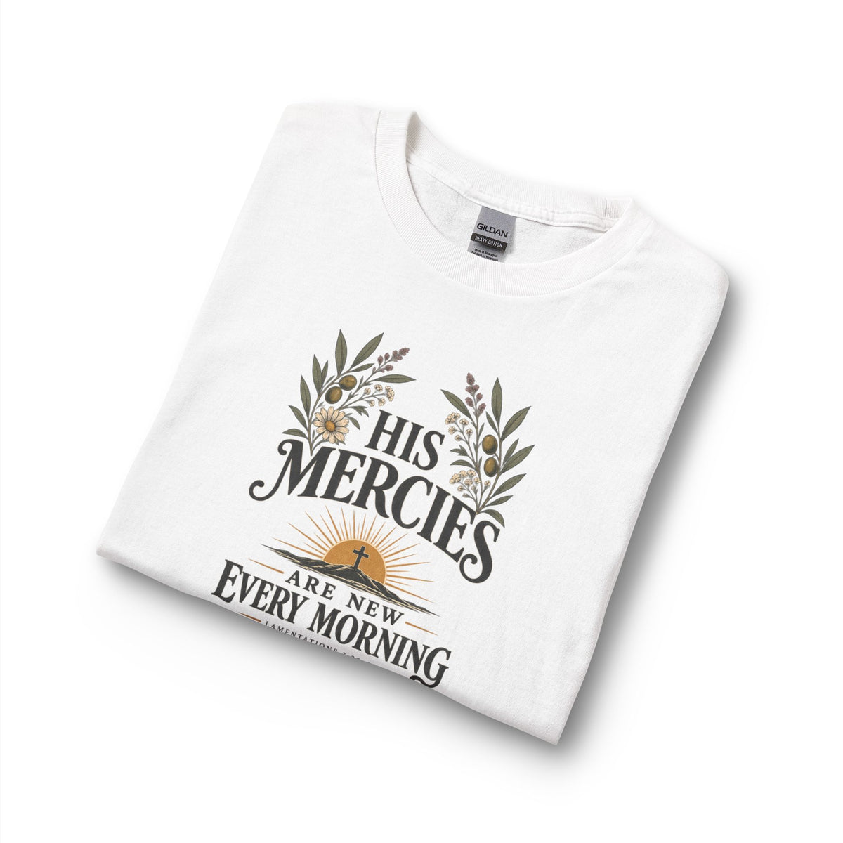 His Mercies Are New Every Morning Christian Long Sleeve Shirt