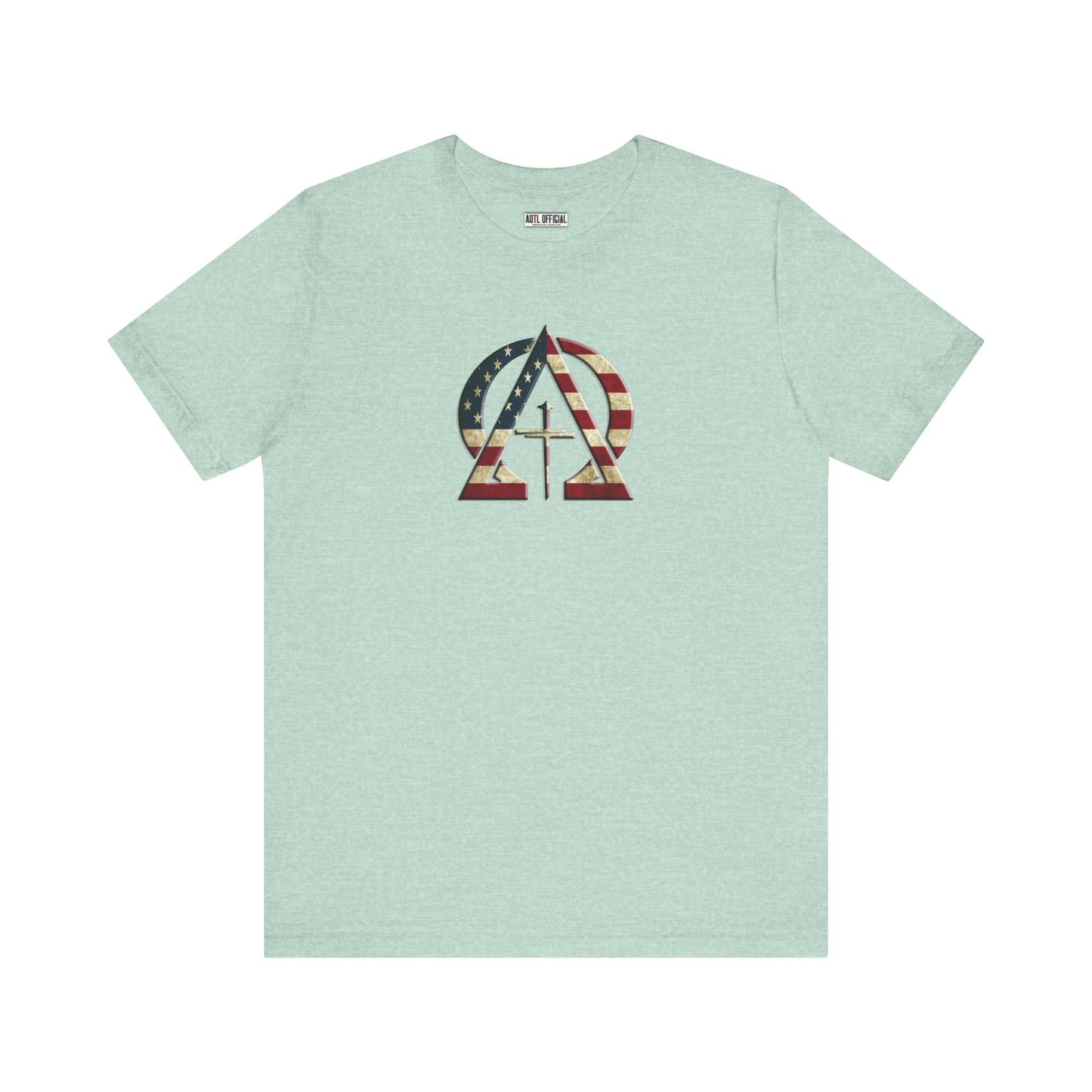 Alpha & Omega Vintage United States Of America Unisex Short Sleeve Tee