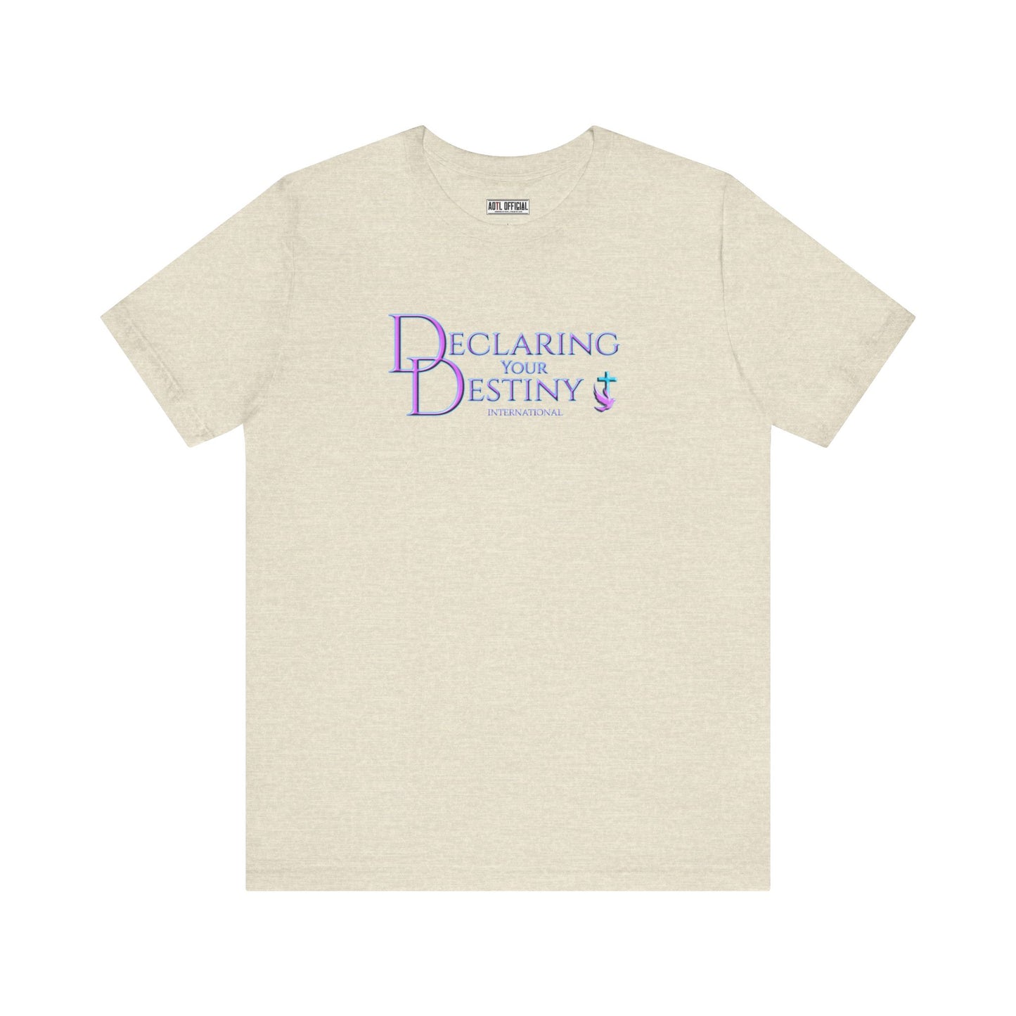 Declaring Your Destiny Lilac & Teal logo/Ephesians 3:20
