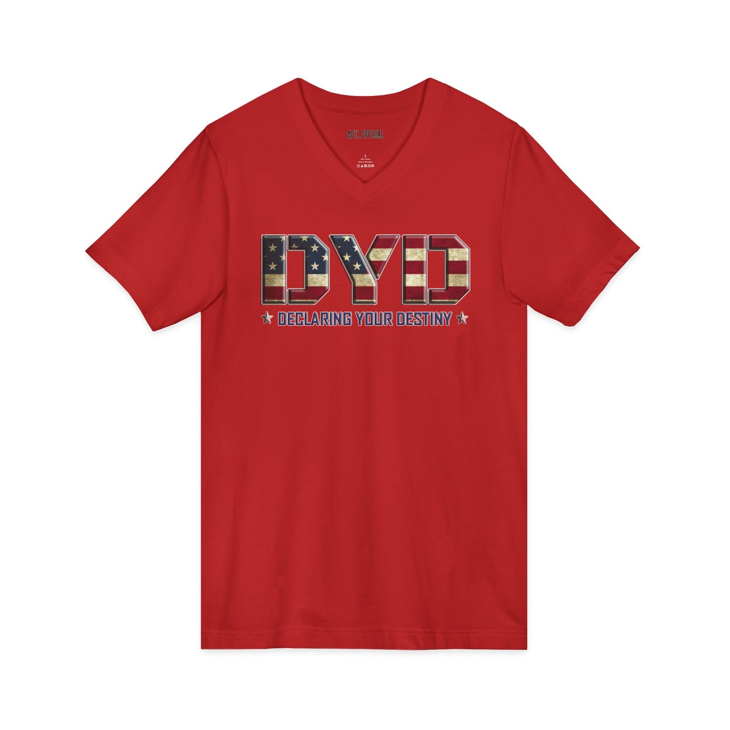 DYD USA logo V-Neck Tee