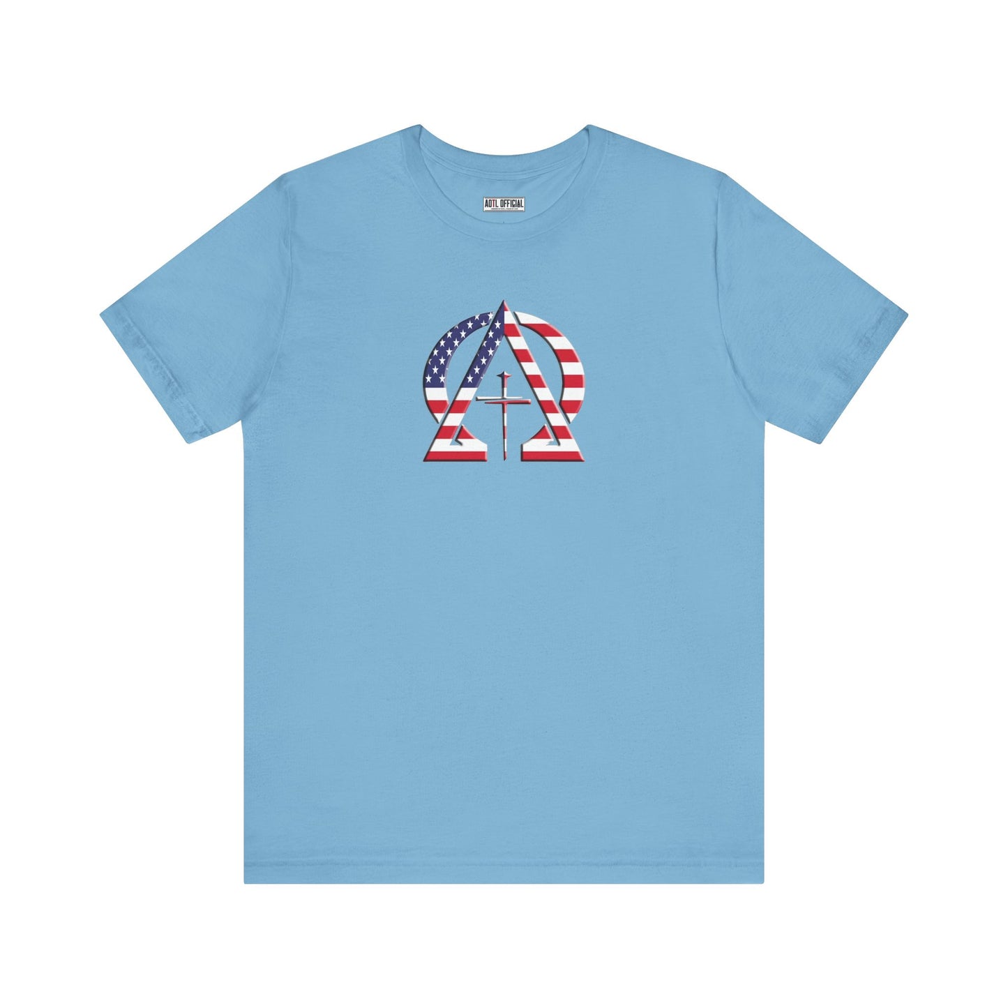 Alpha & Omega United States Of America Unisex Short Sleeve Tee