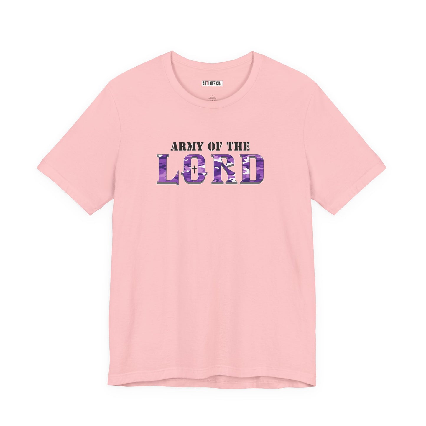 Purple Army Of The Lord Unisex Short Sleeve Tee