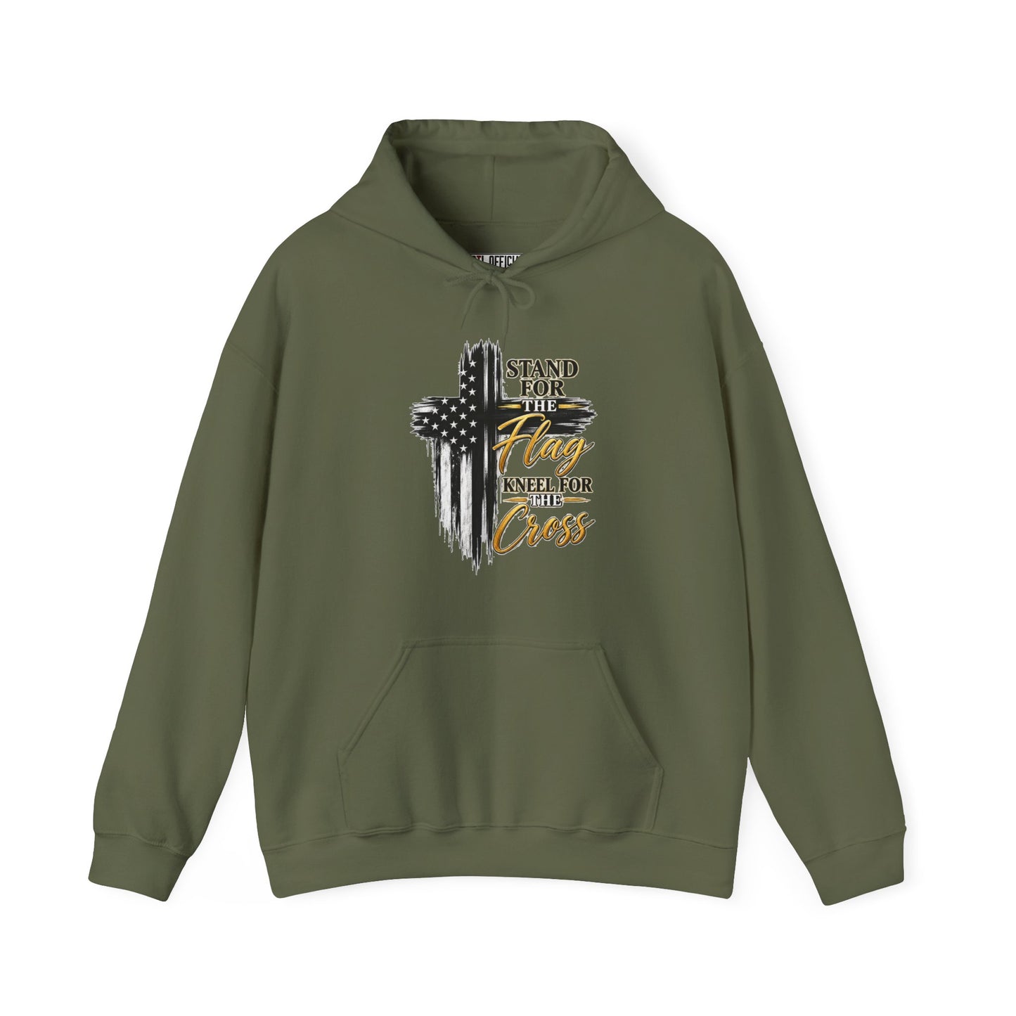 Stand for the Flag, Kneel for the Cross Christian Hoodie