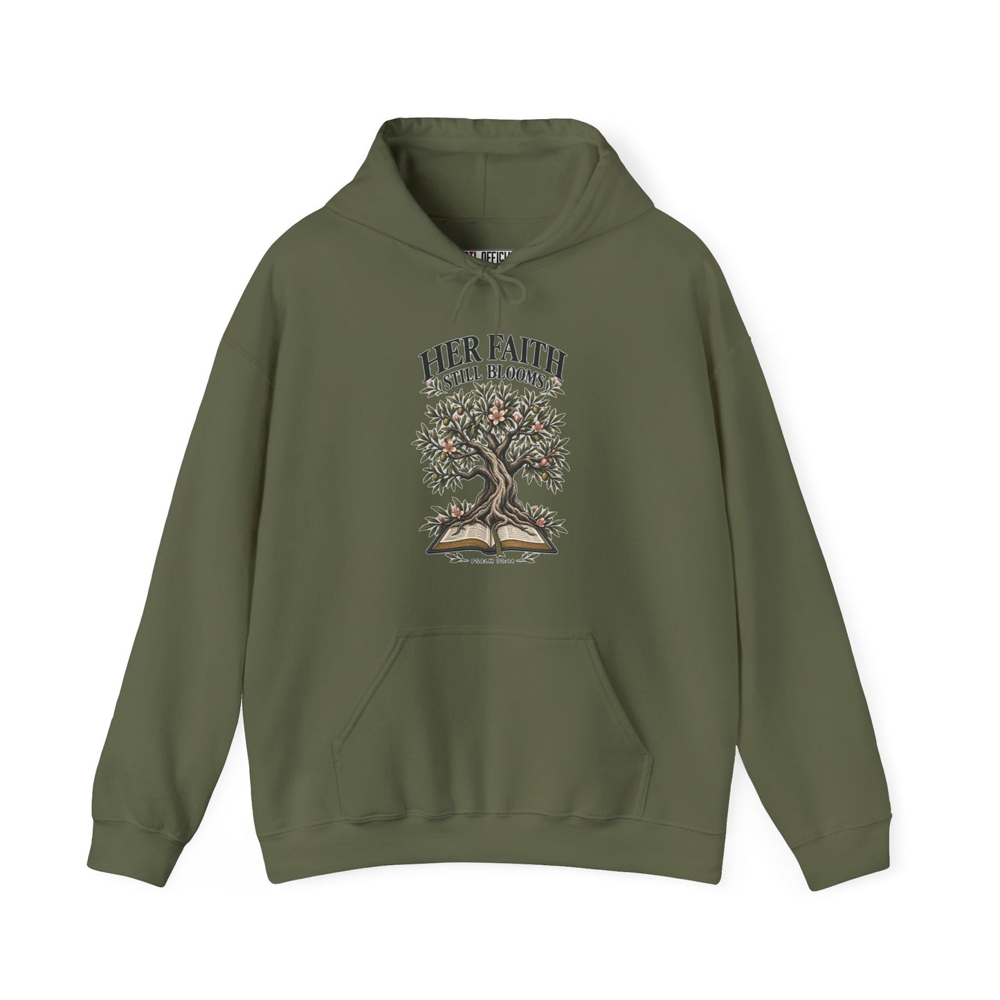 Her Faith Still Blooms Christian Hoodie