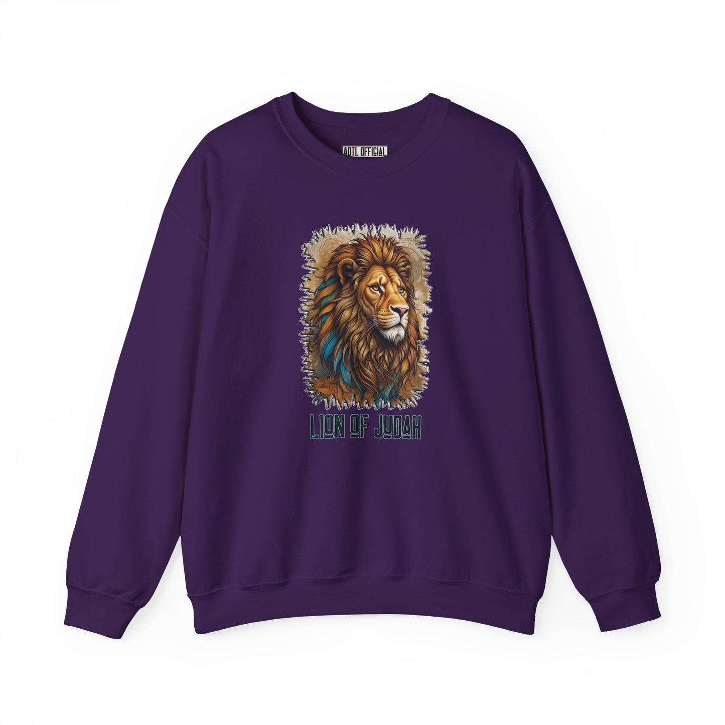 Divine King Lion of Judah Unisex Heavy Blend™ Crewneck Sweatshirt