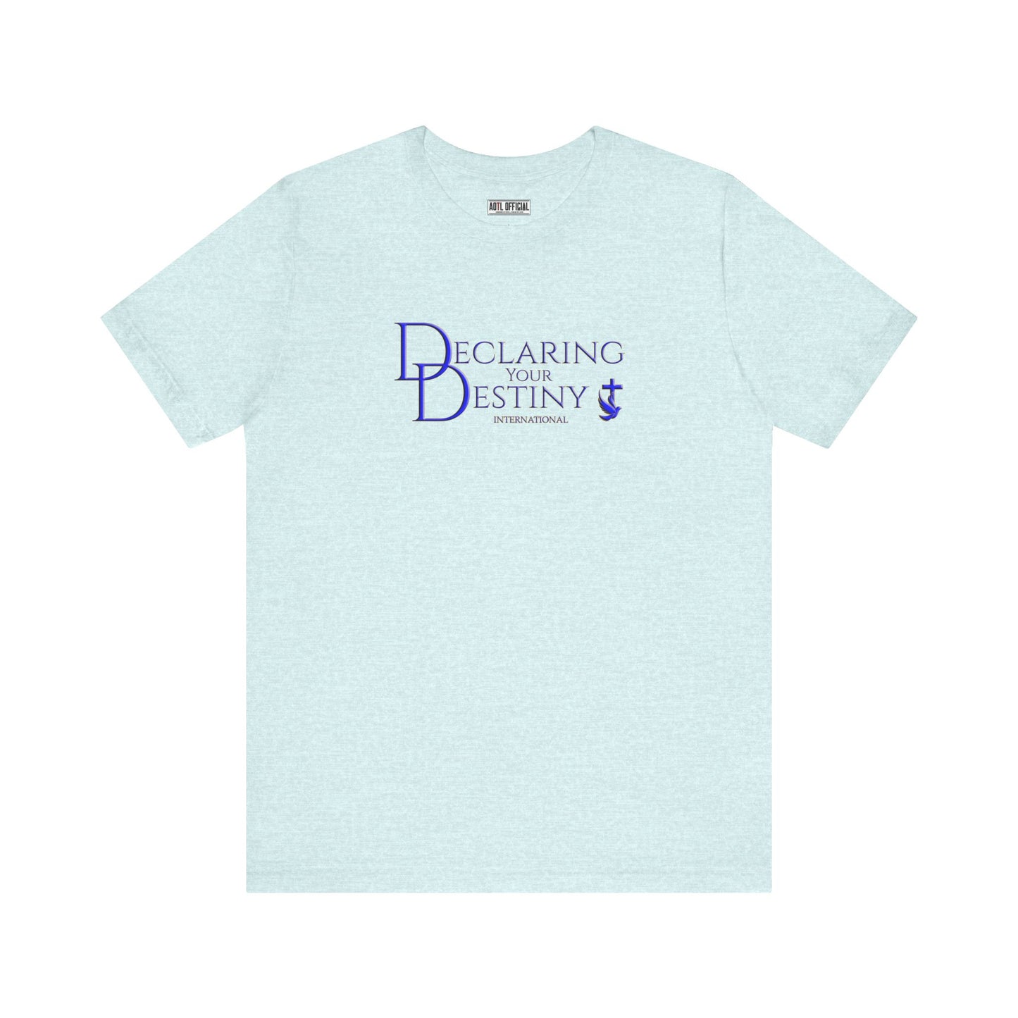 Declaring Your Destiny Blue & Gold logo/Philippians 4:13