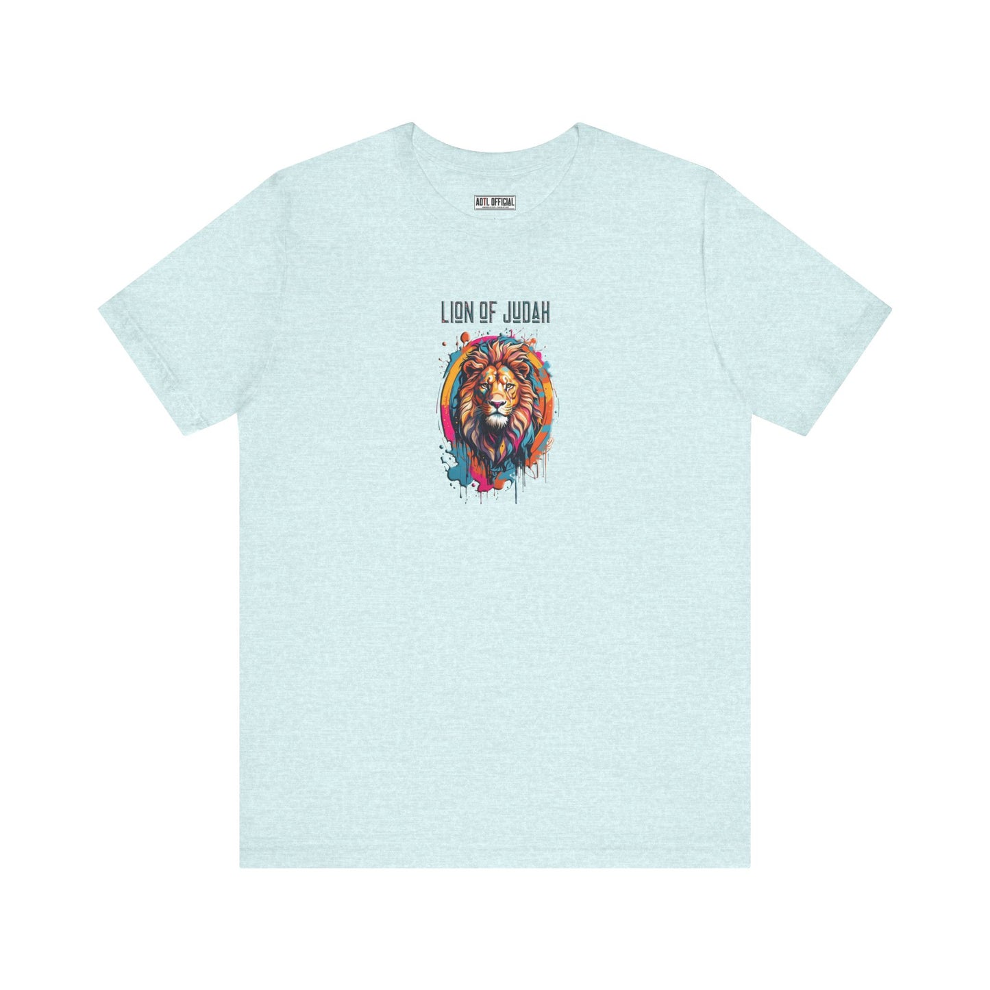Lion Of Judah Graffiti Drip Edition Christian Unisex Short Sleeve Tee