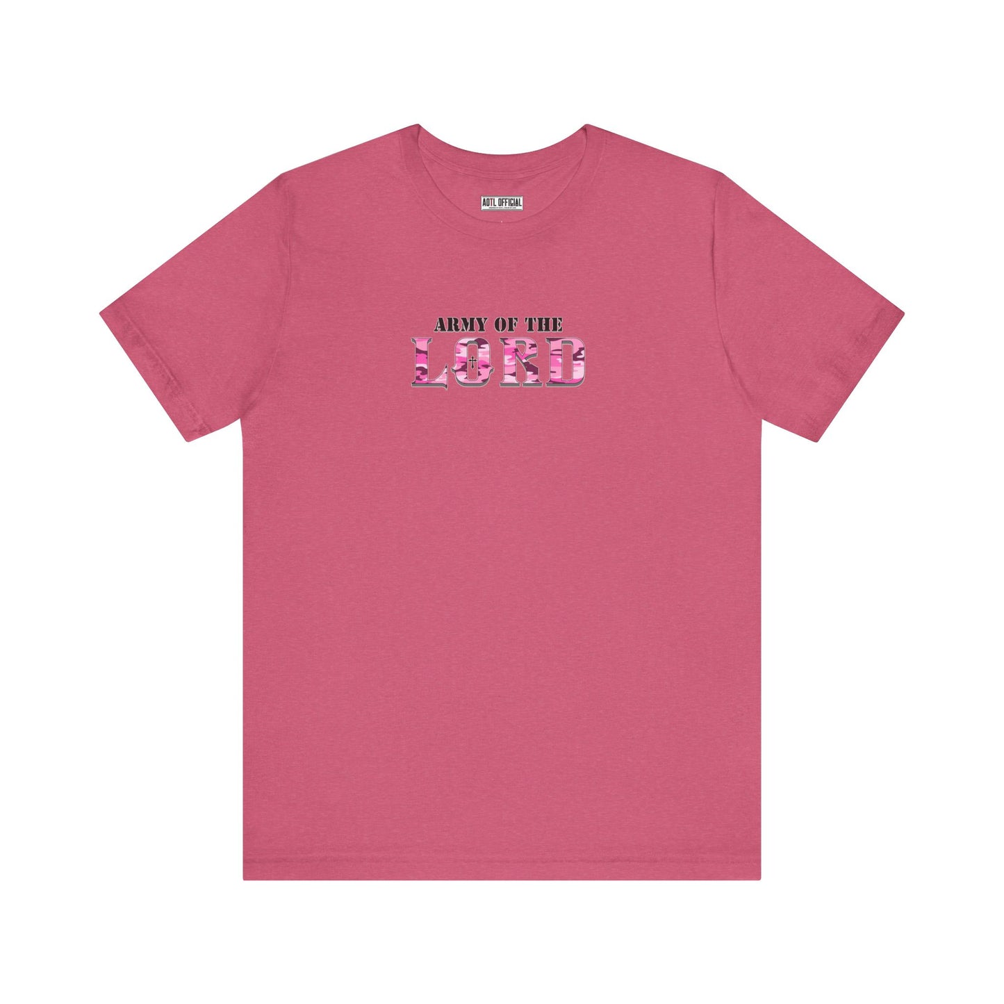 Pink Army Of The Lord Unisex Short Sleeve Tee