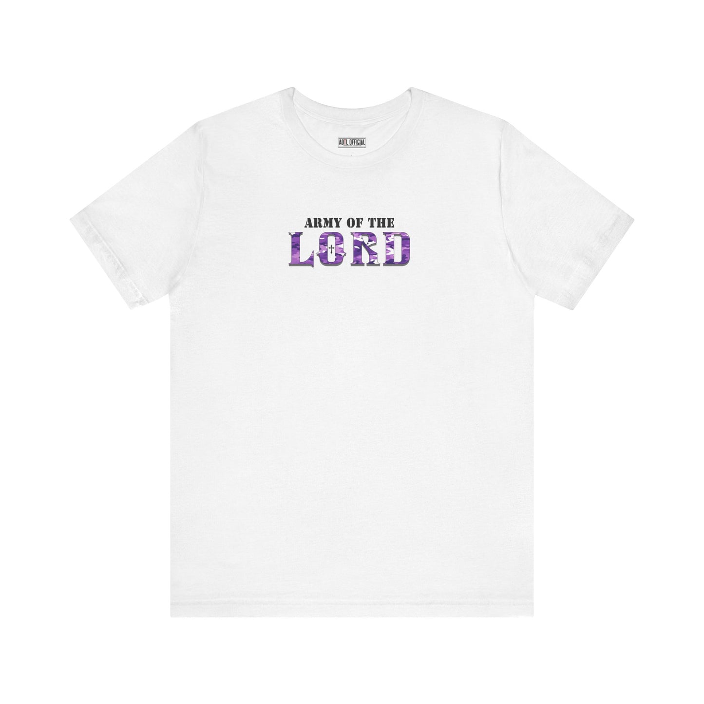 Purple Army Of The Lord Unisex Short Sleeve Tee