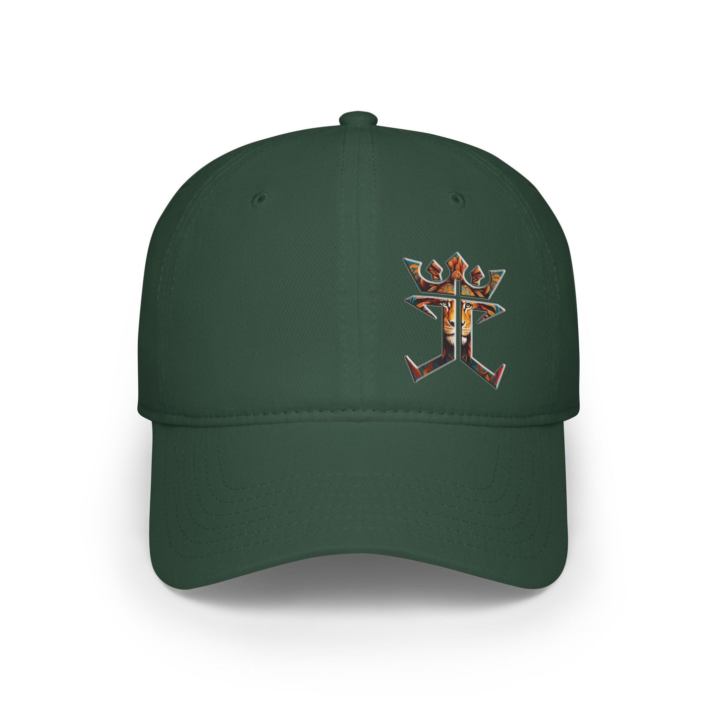 Jesus Christ Is King Lion Of Judah Logo Christian Baseball Cap