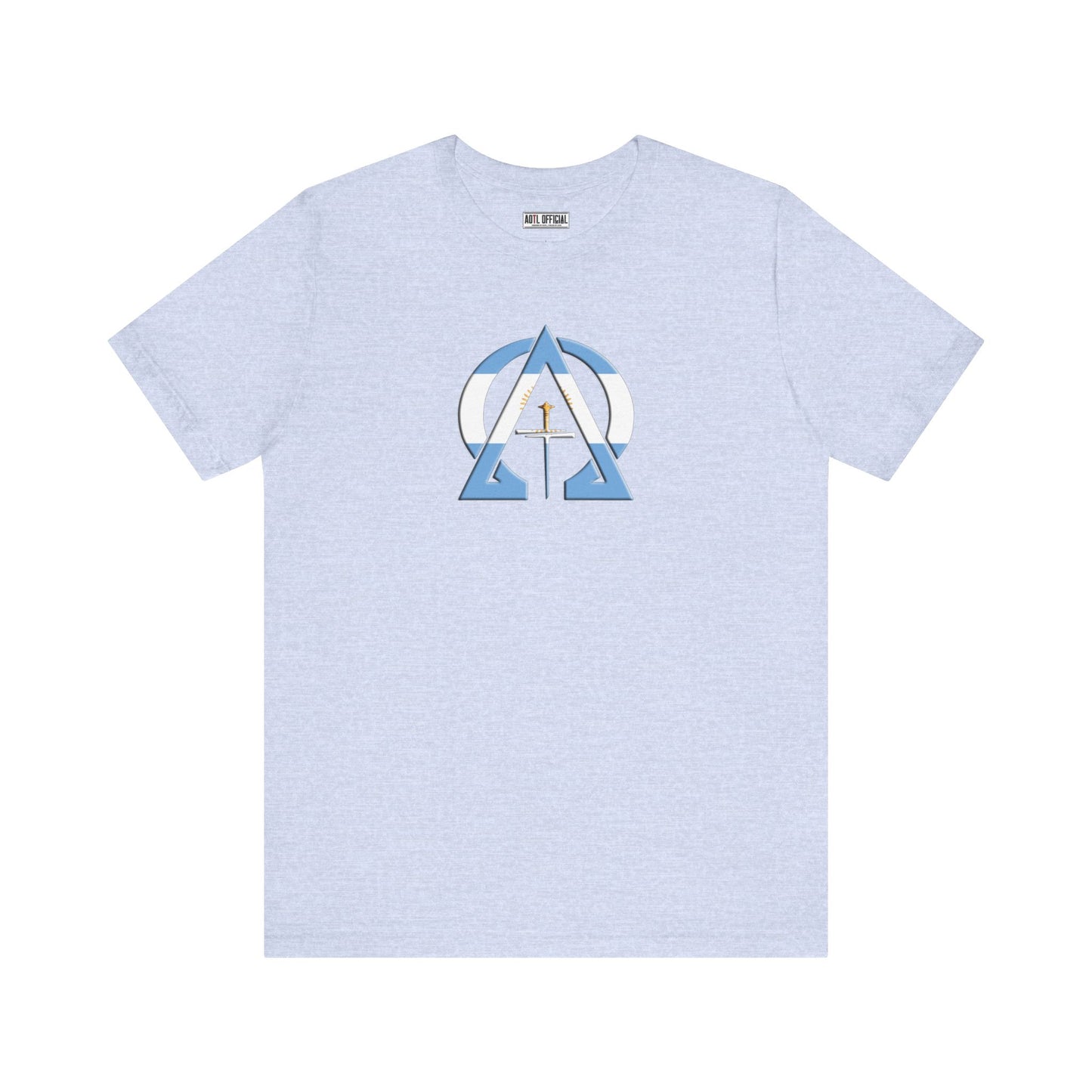 Alpha & Omega Argentina Unisex Short Sleeve Tee