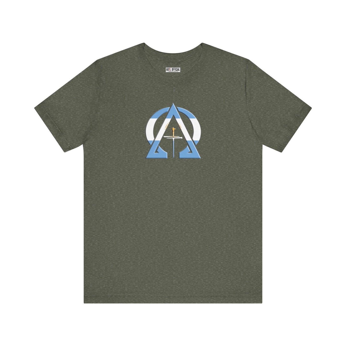 Alpha & Omega Argentina Unisex Short Sleeve Tee