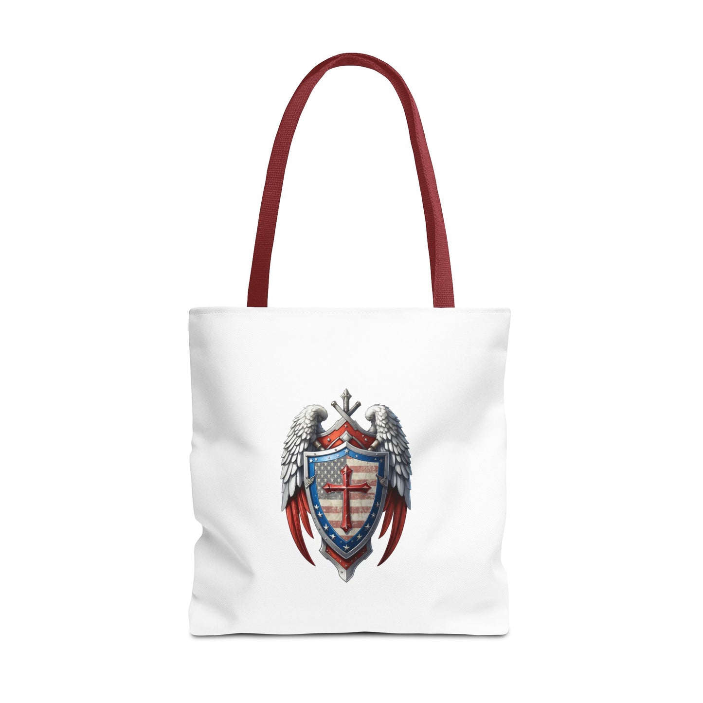 Winged Guardian Patriotic Christian Tote bag