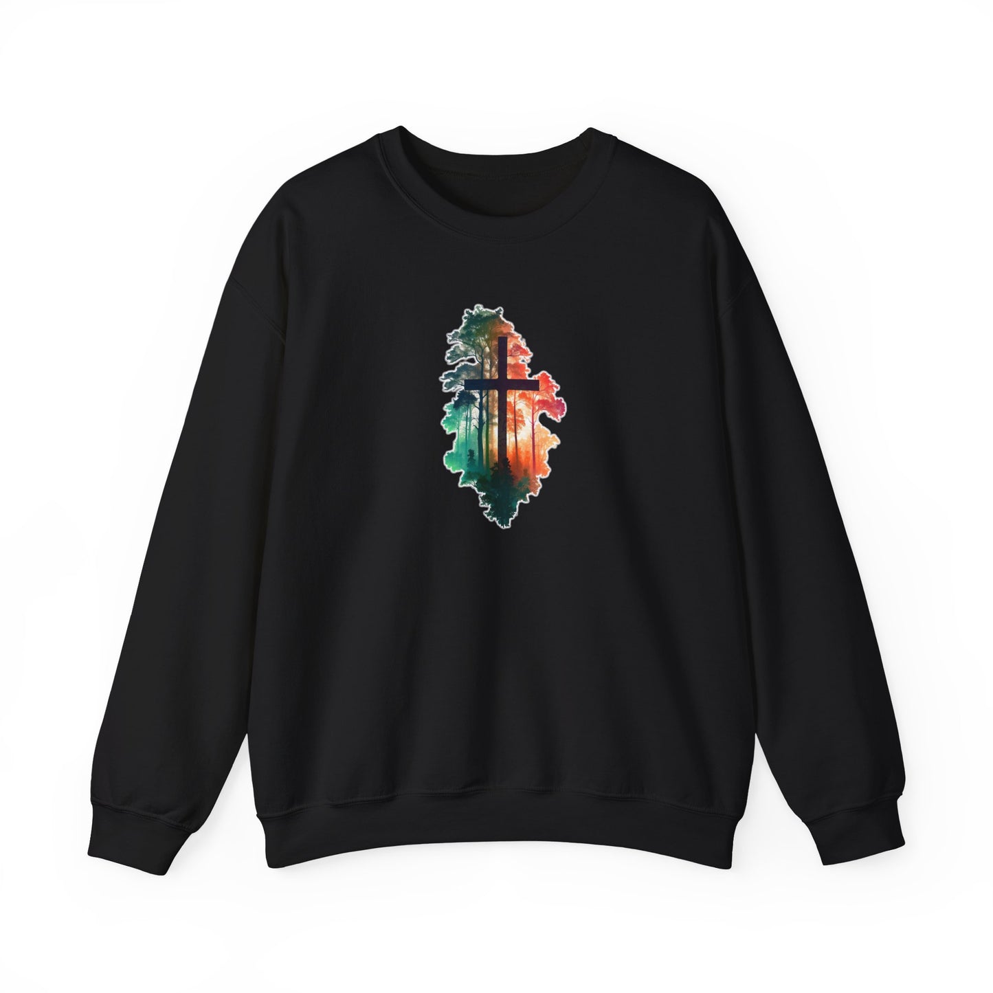 Cross in the Wilderness Unisex Heavy Blend™ Crewneck Sweatshirt