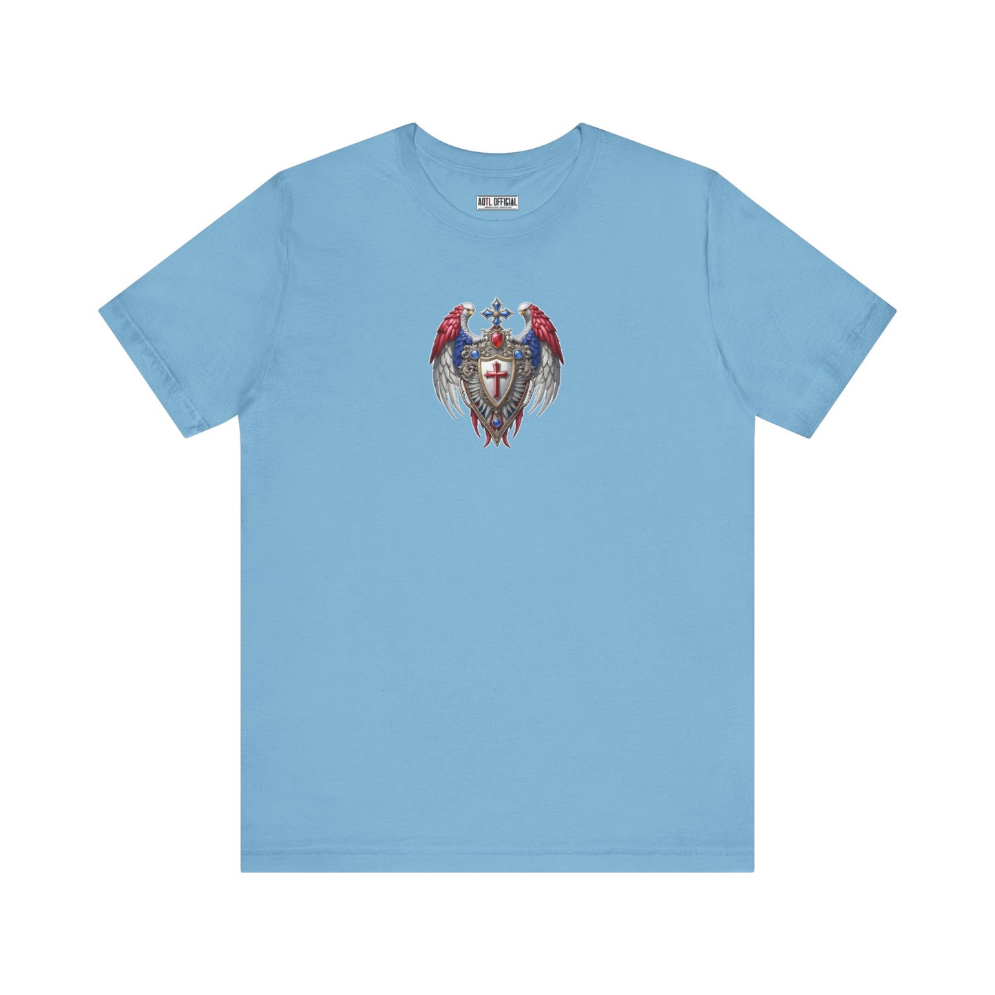 Winged Guardians of Faith Christian Patriotic Unisex Short Sleeve Tee