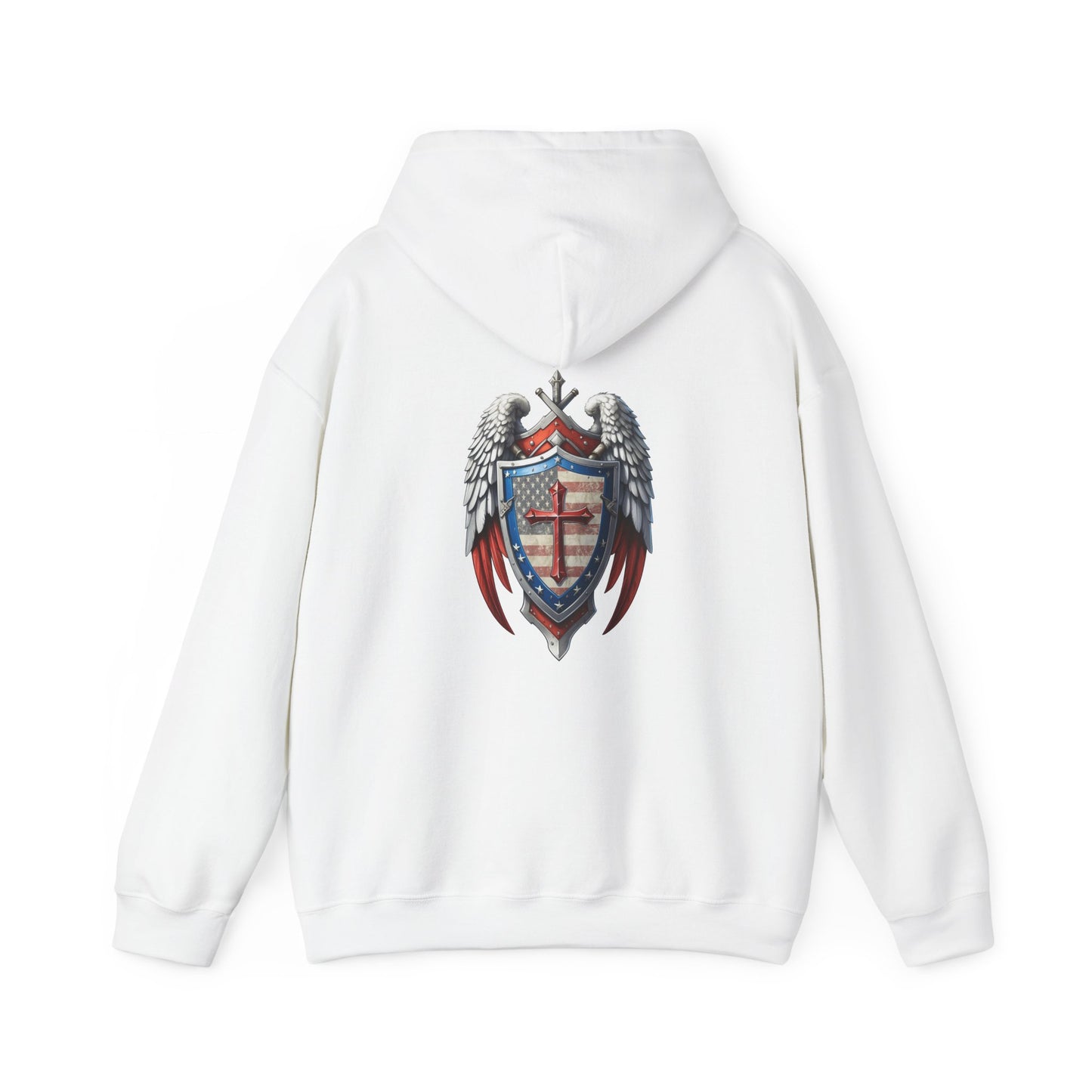 Declaring Your Destiny USA/ Winged Guardian Unisex Heavy Blend™ Hooded Sweatshirt