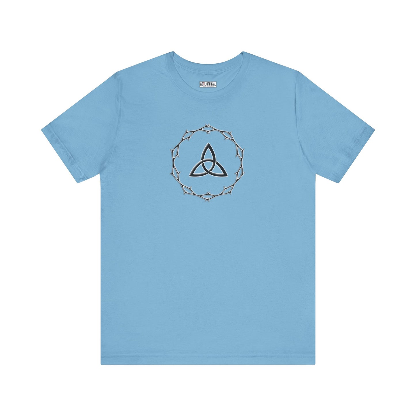 Circle of Thorns & Trinity Knot (Triquetra) Unisex Short Sleeve Tee