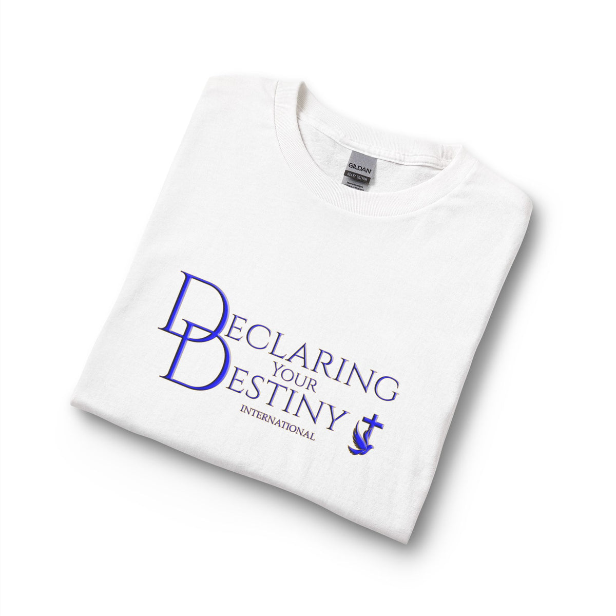Declaring Your Destiny Blue and Gold logo Long Sleeve Shirt