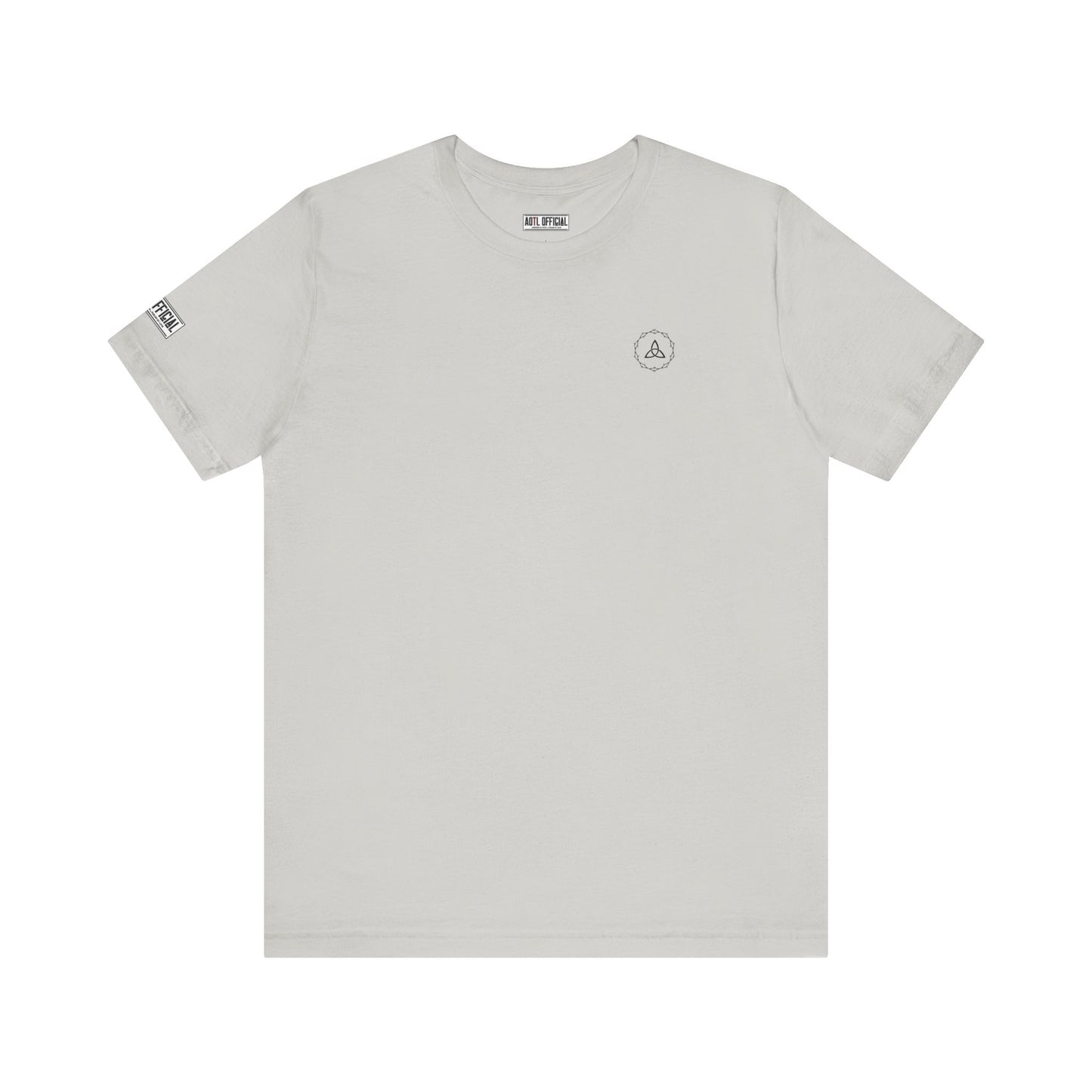 Holy Trinity Micro Emblem Unisex Christian T-shirt