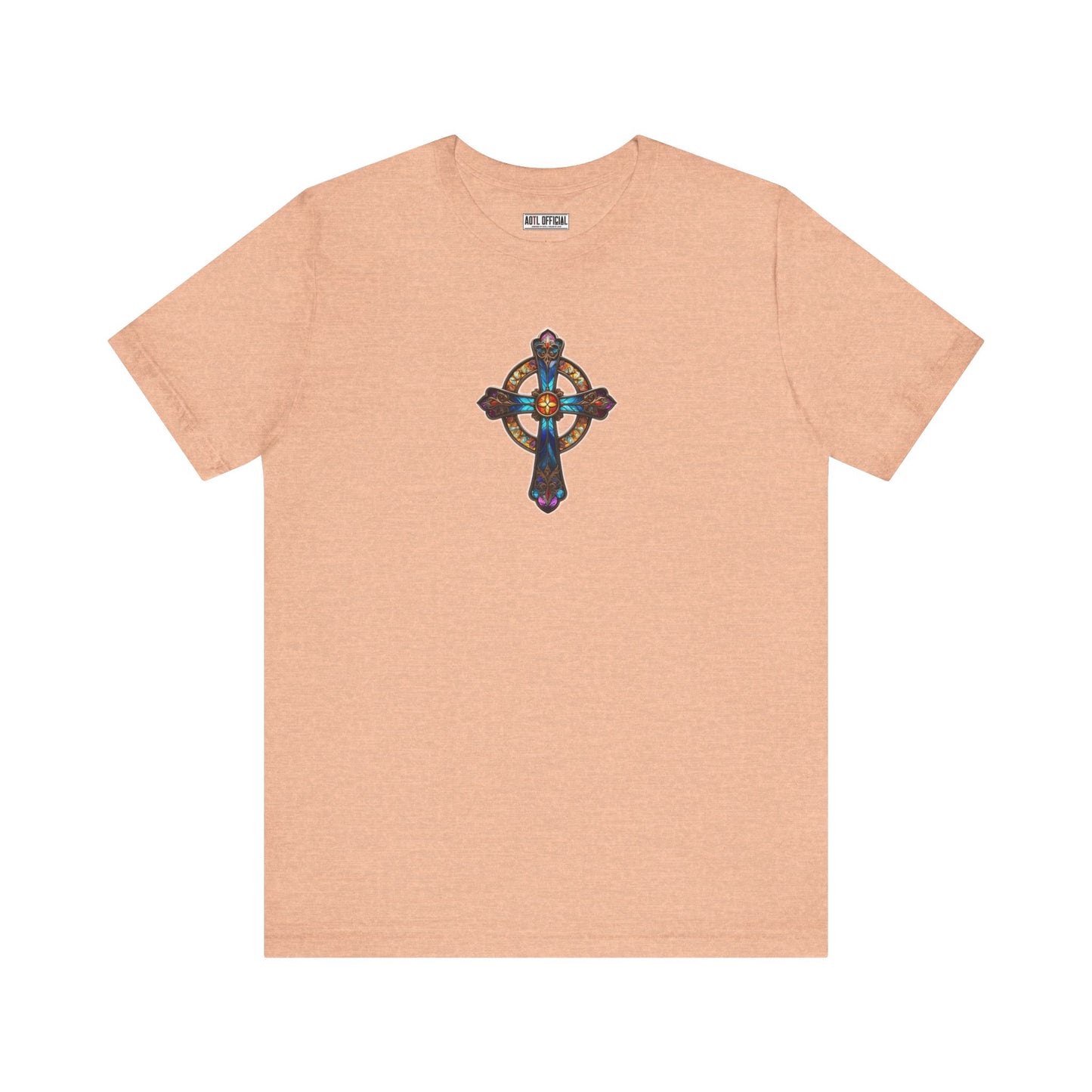 Radiant Cross Christian Unisex Short Sleeve Tee