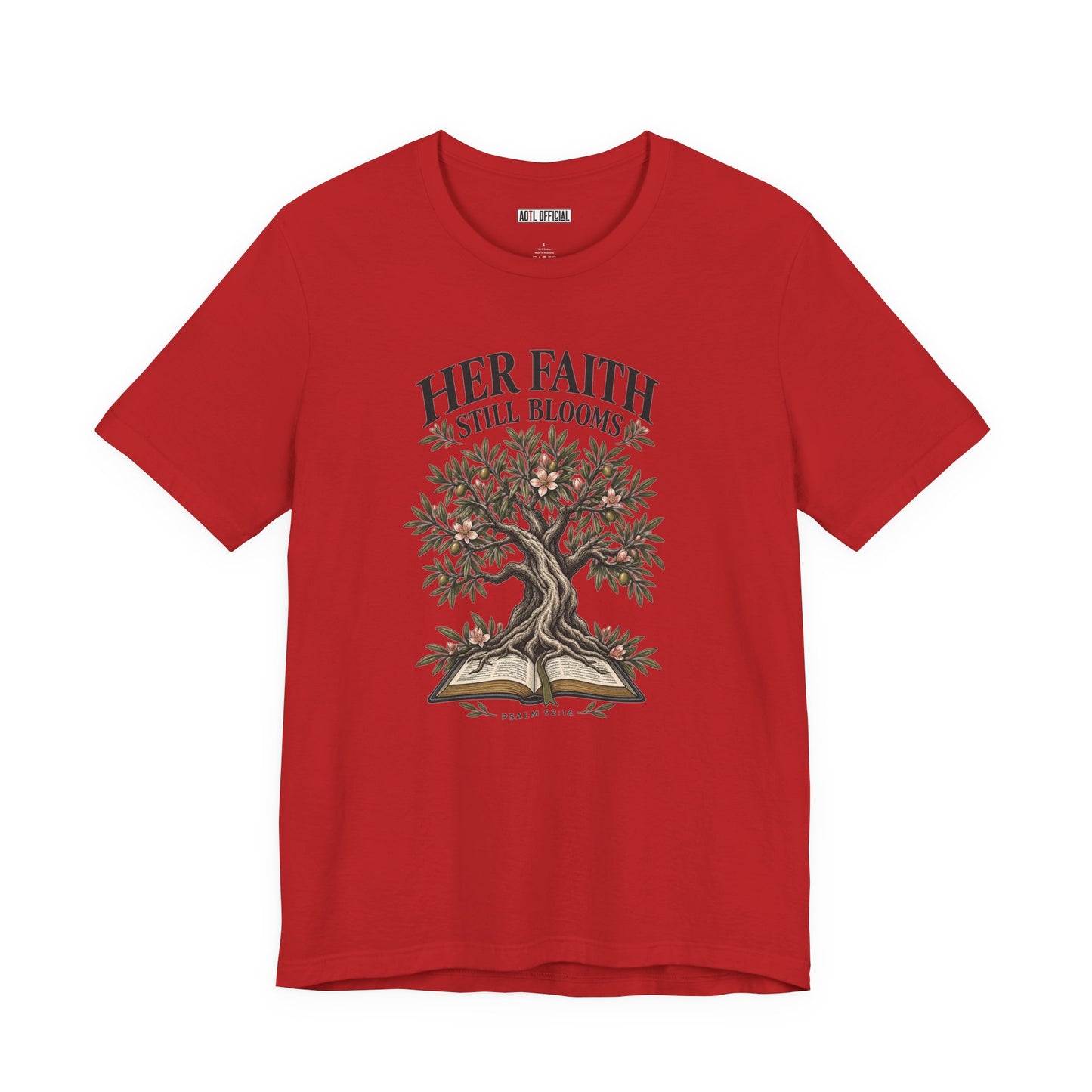 Her Faith Still Blooms Christian T-shirt