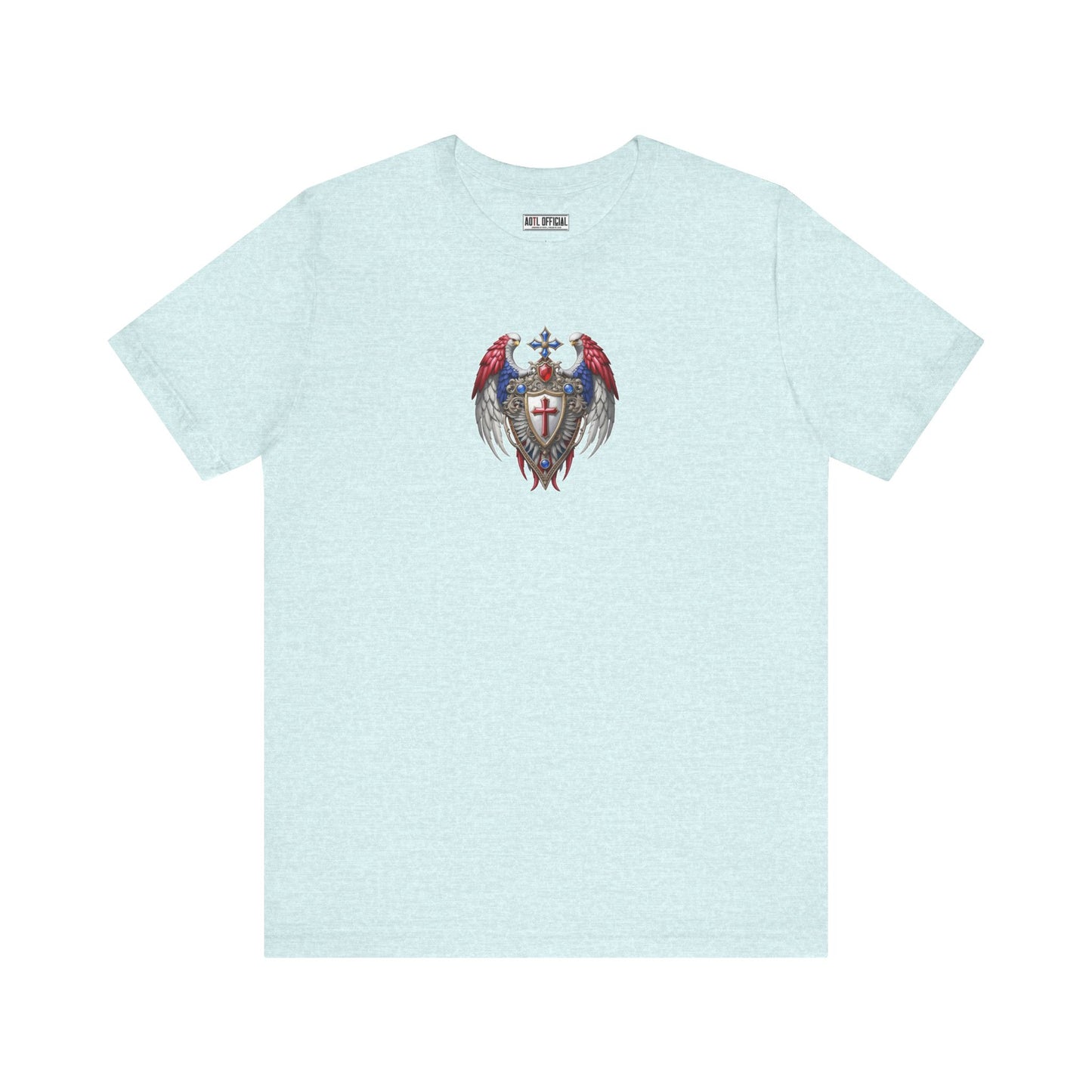 Winged Guardians of Faith Christian Patriotic Unisex Short Sleeve Tee