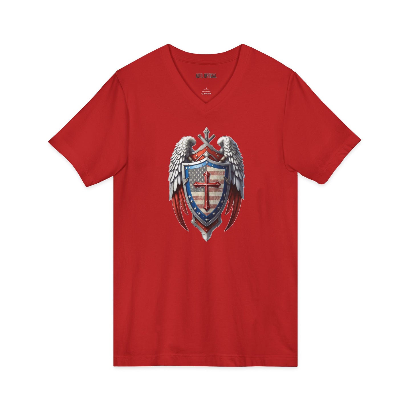 Winged Guardian V-Neck Tee