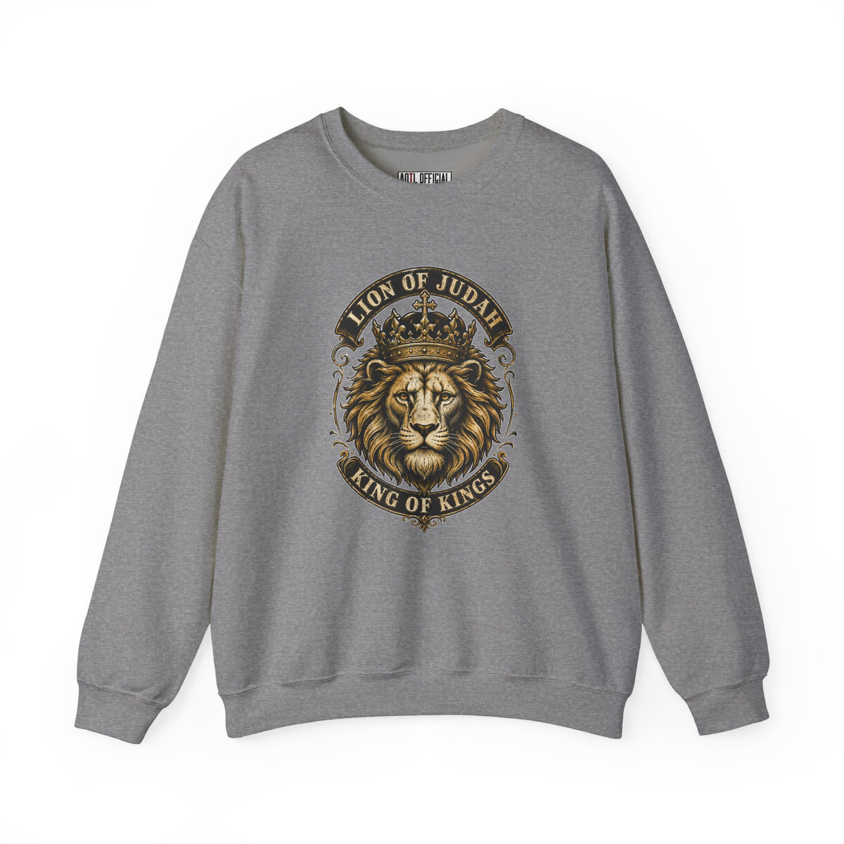 Lion of Judah – King of Kings Christian Sweatshirt