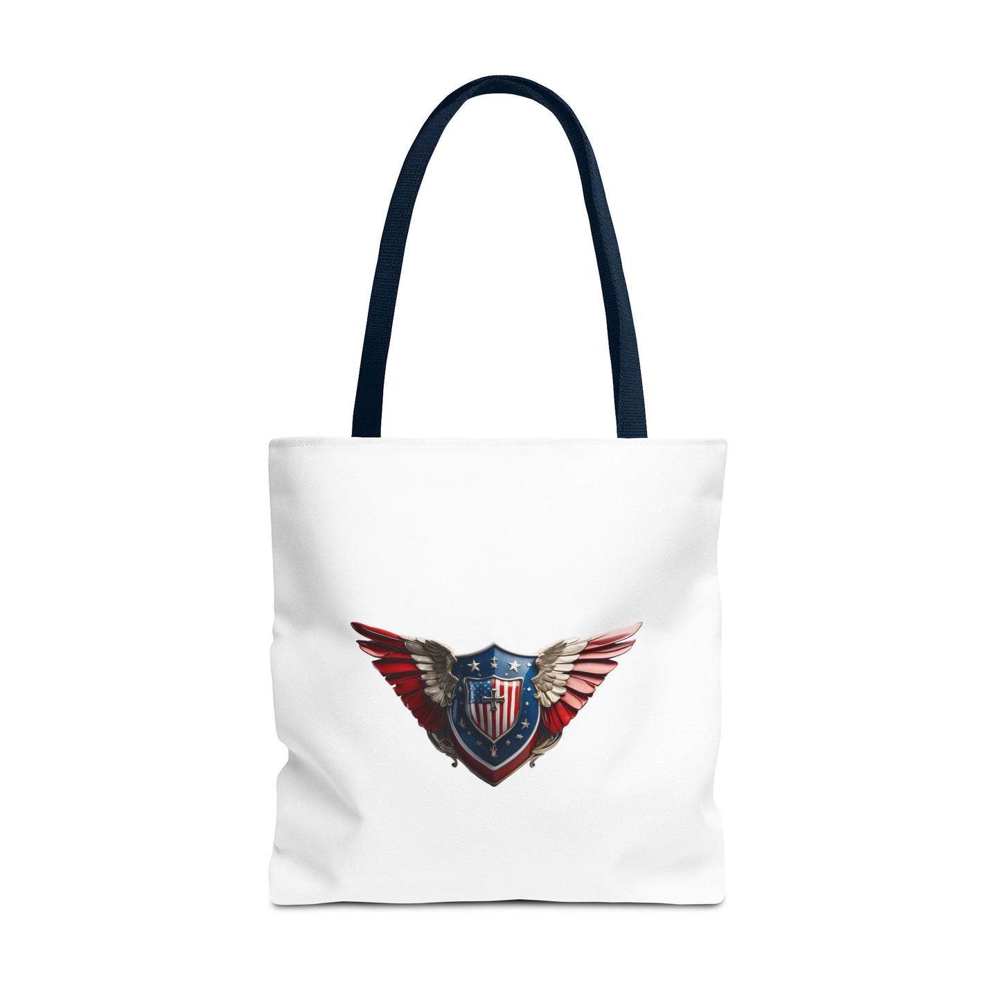 3D Winged Shield Patriotic Christian Tote bag