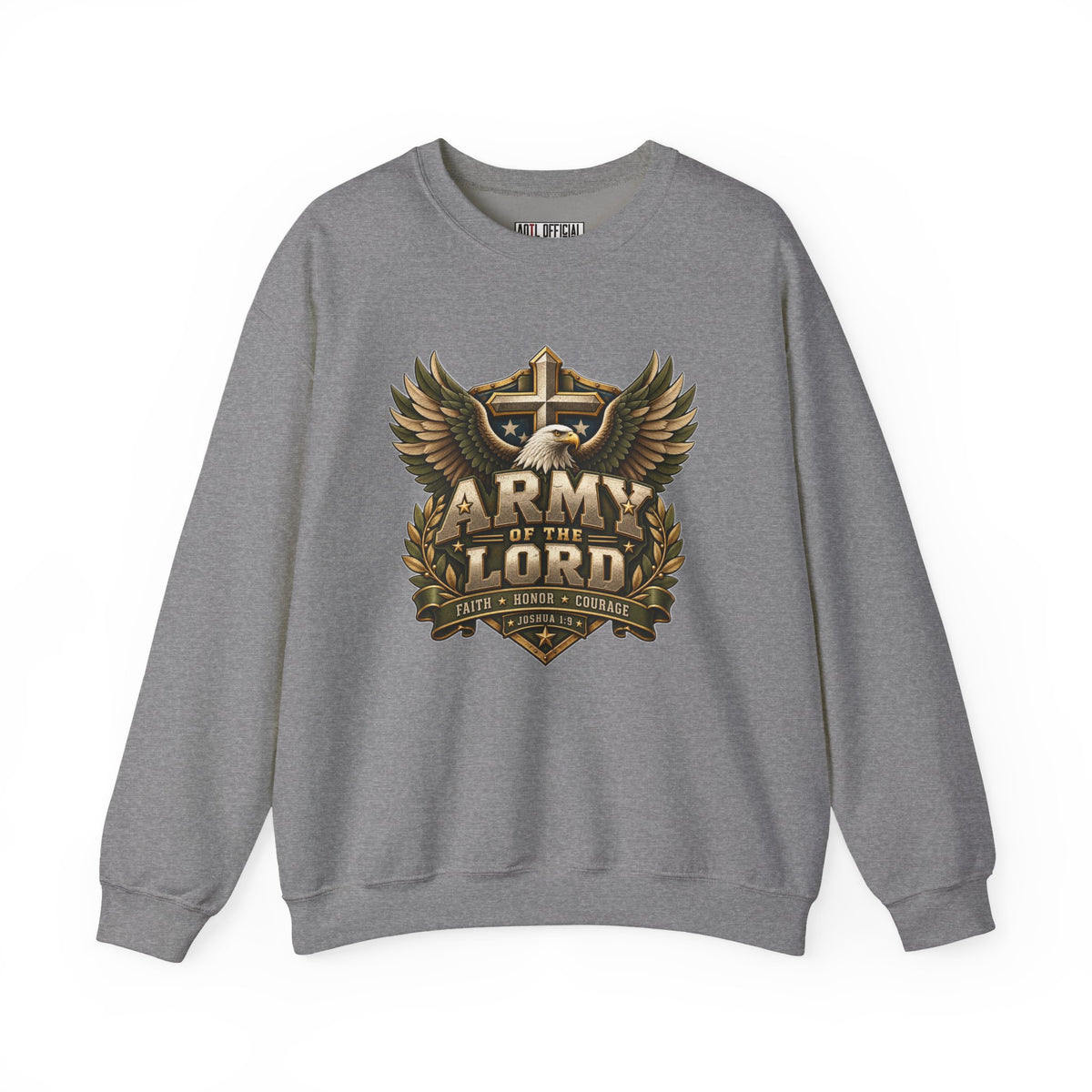 Army of the Lord — Faith, Honor & Courage Christian Sweatshirt