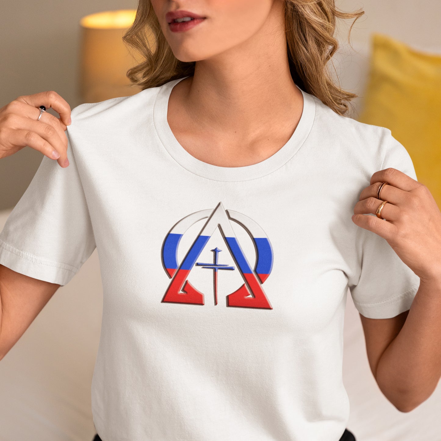 Alpha & Omega Russia Unisex Short Sleeve Tee