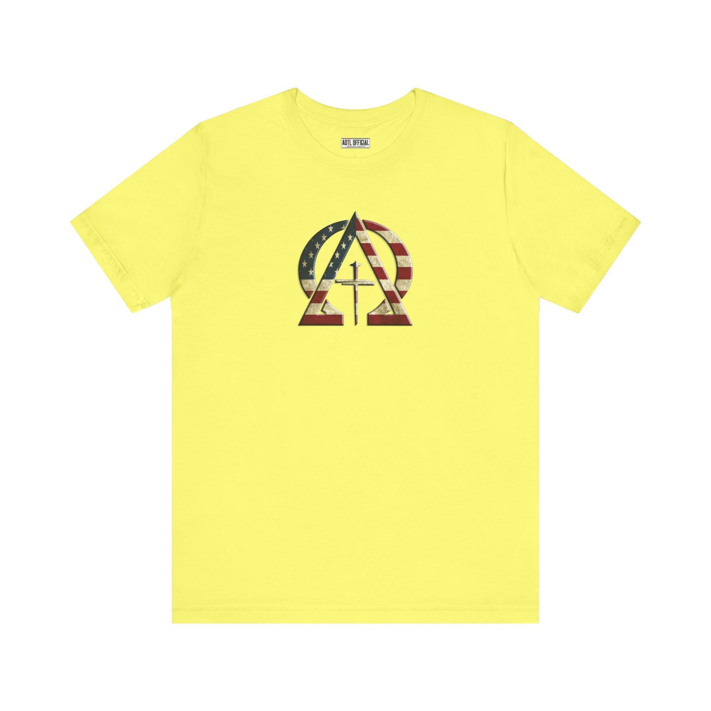 Alpha & Omega Vintage United States Of America Unisex Short Sleeve Tee
