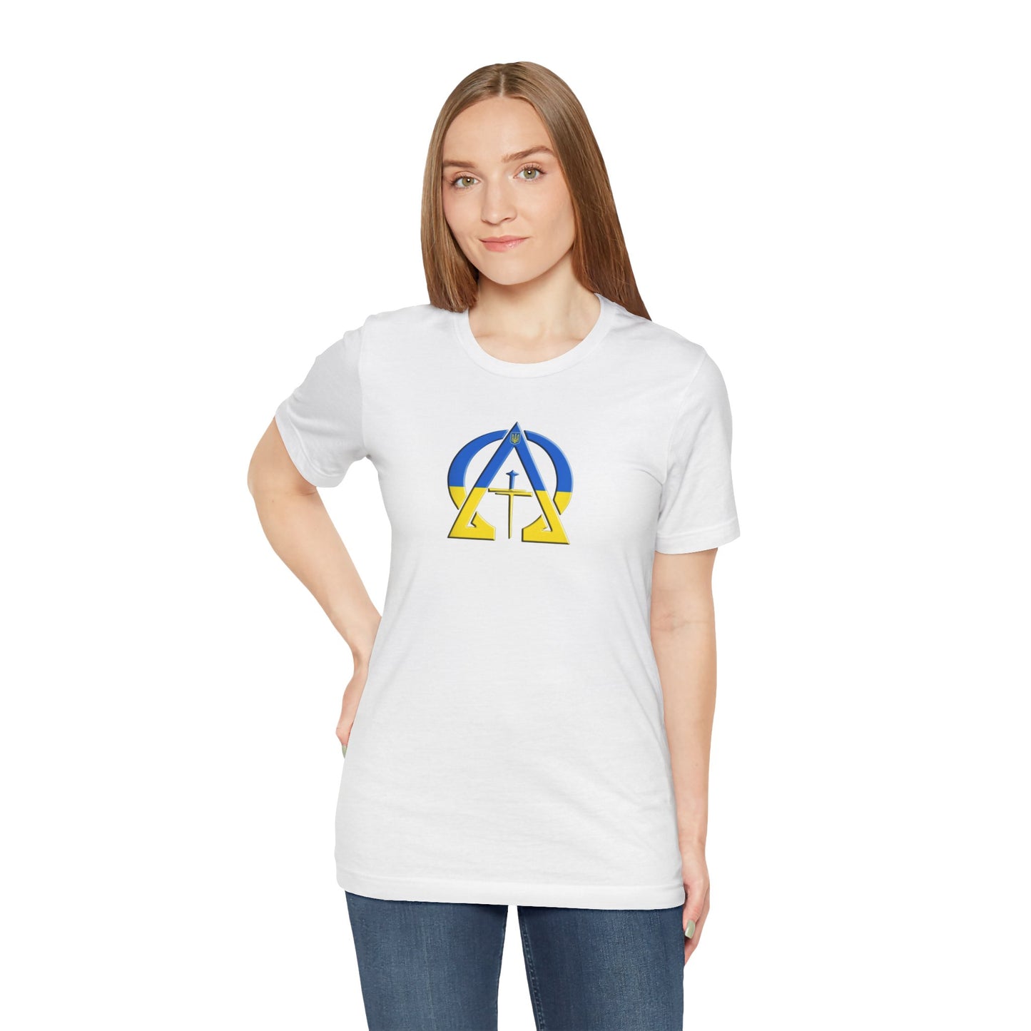Alpha & Omega Ukraine Unisex Short Sleeve Tee
