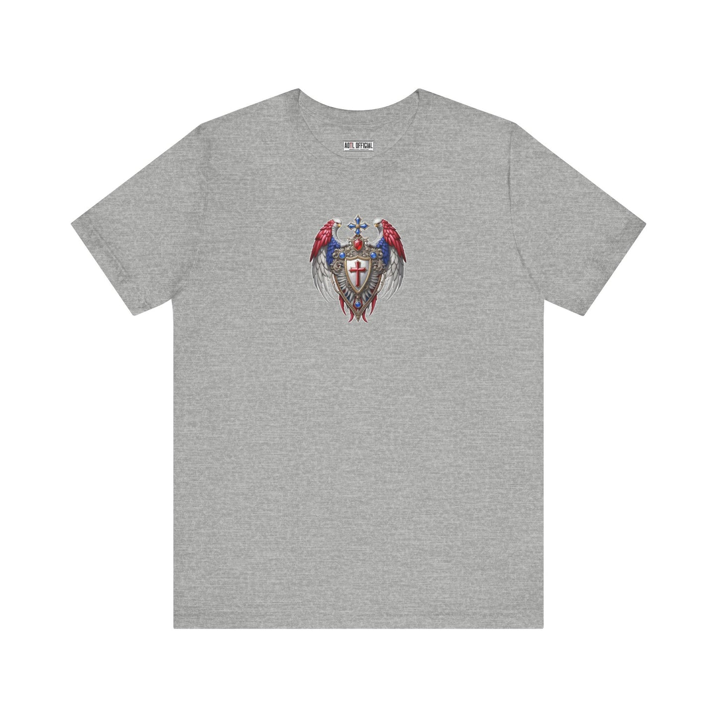 Winged Guardians of Faith Christian Patriotic Unisex Short Sleeve Tee