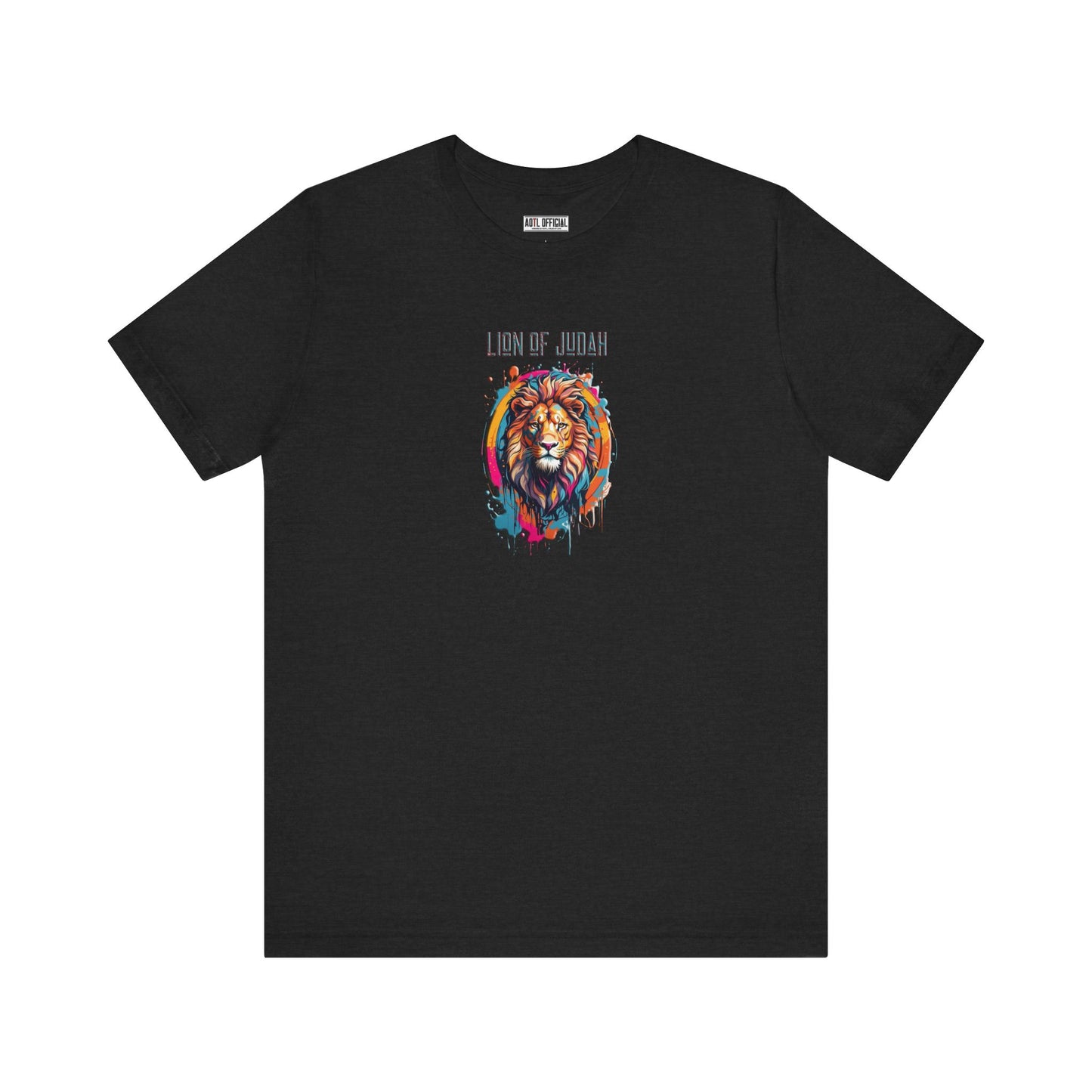Lion Of Judah Graffiti Drip Edition Christian Unisex Short Sleeve Tee