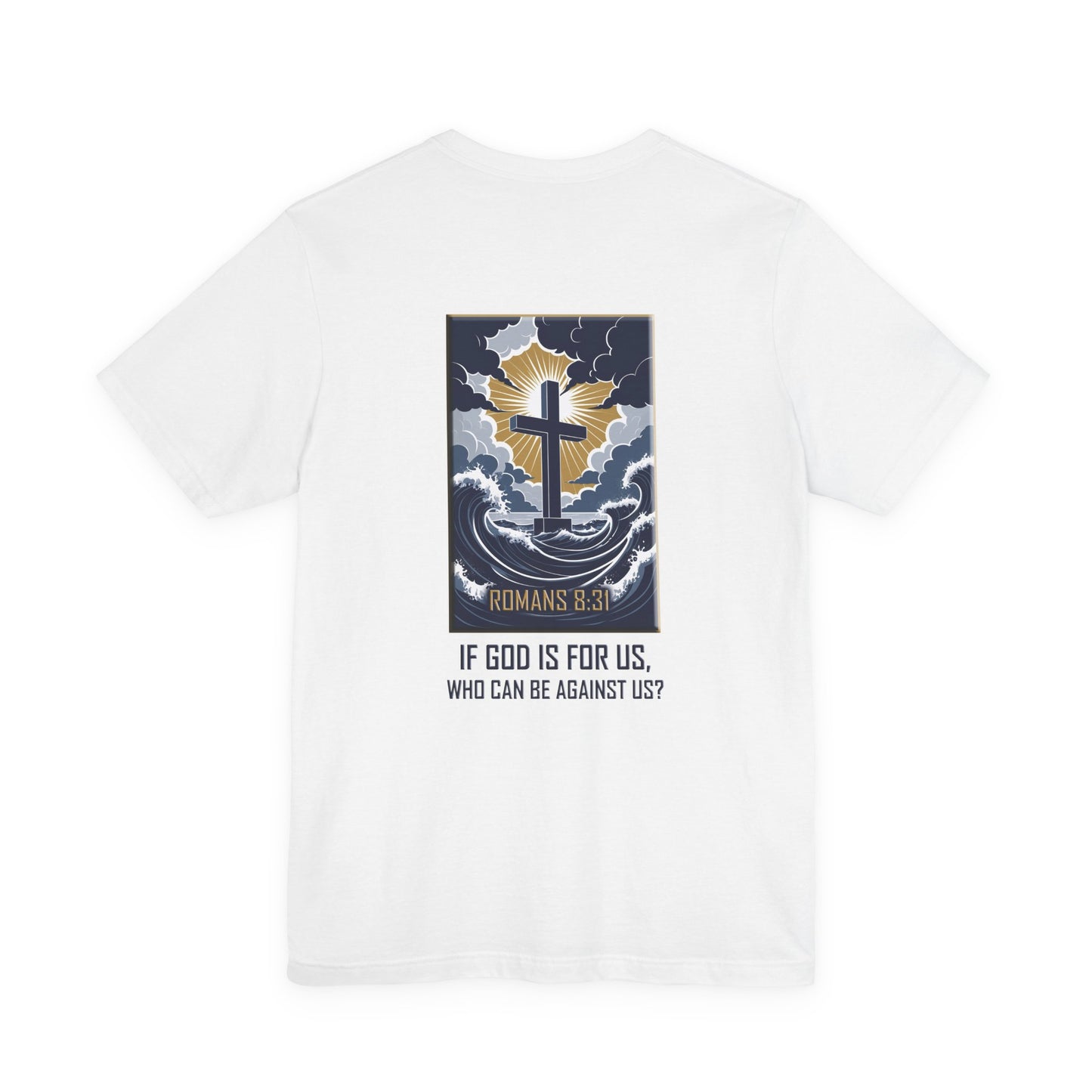 Declaring Your Destiny Blue & Gold logo/Romans 8:31
